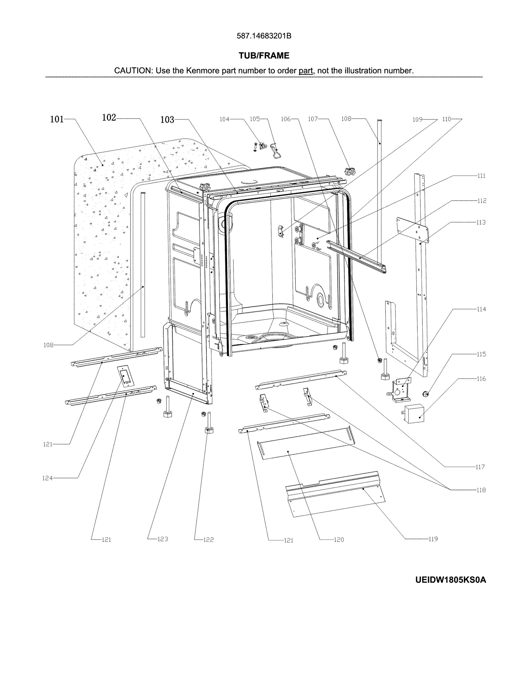 Tub/frame