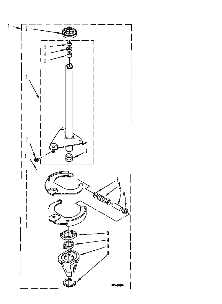 Brake and drive tube