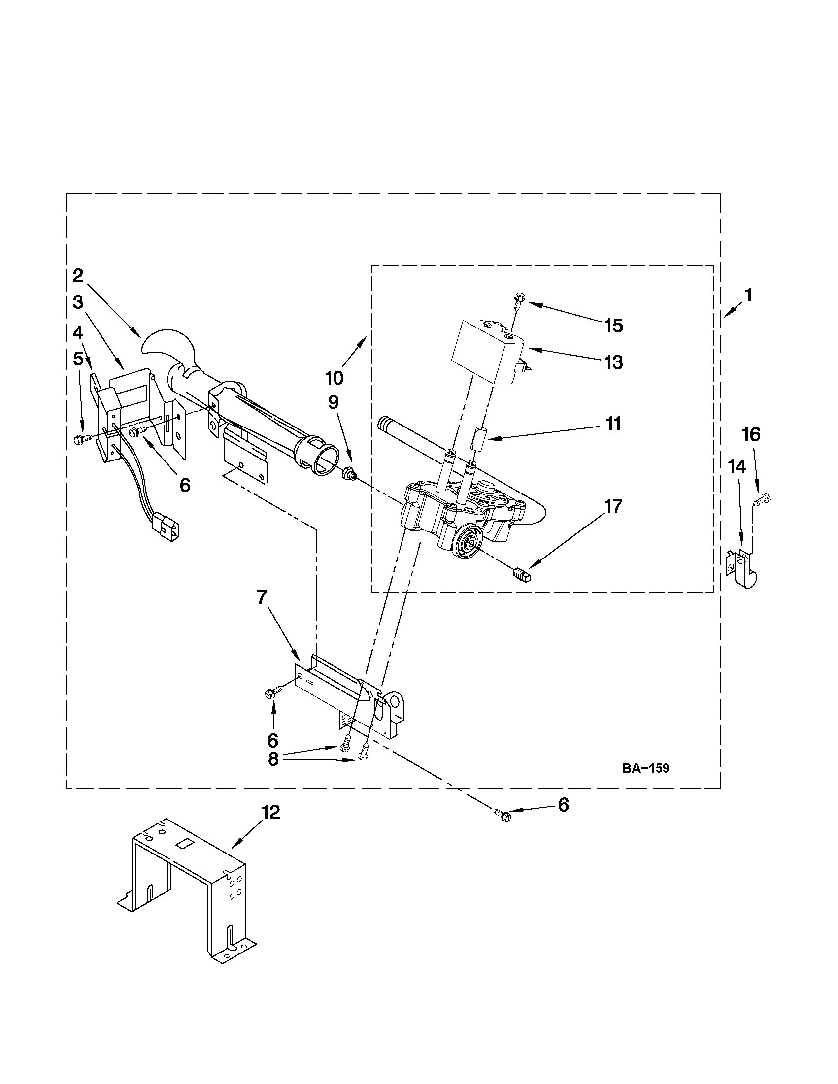 7MWGD9270XL1 W10293911 burner assembly appliance exploded-view parts diagram