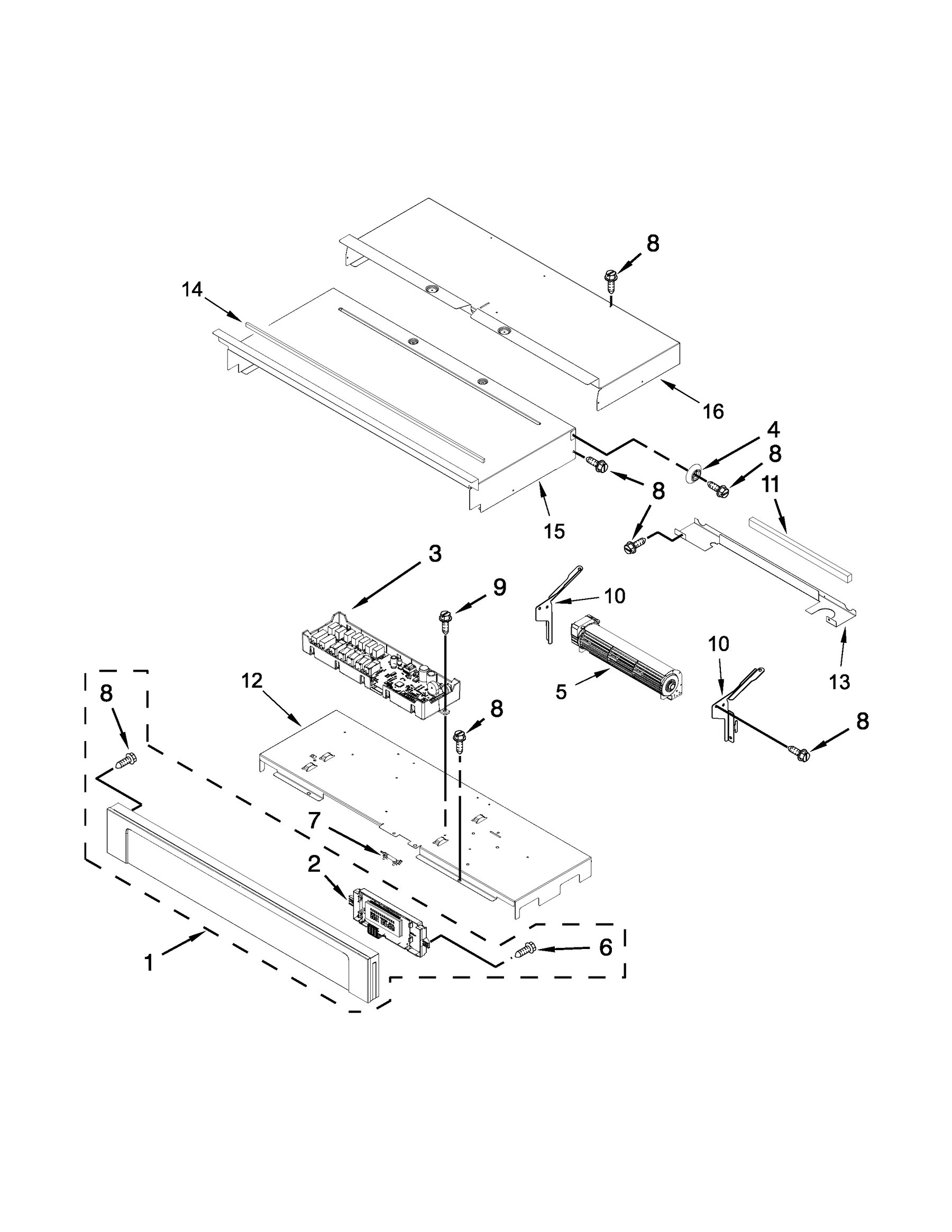 Control panel parts