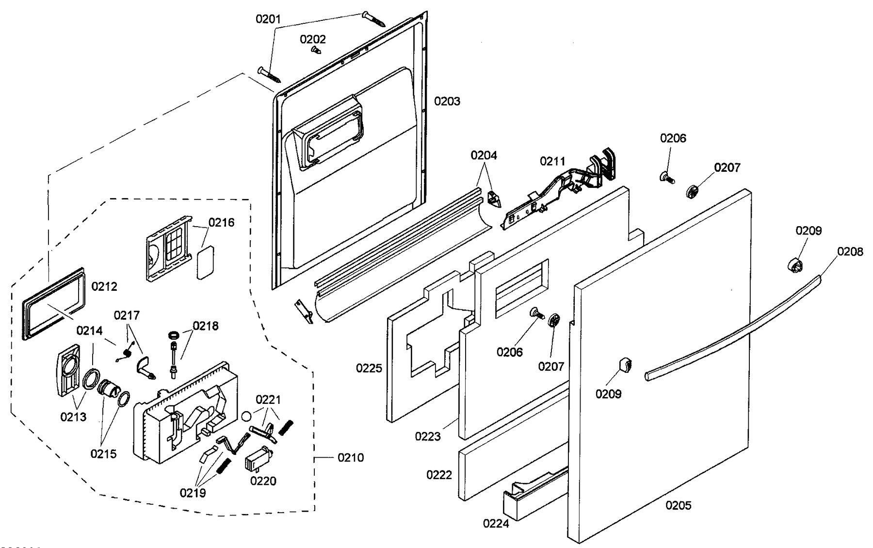 Door assy
