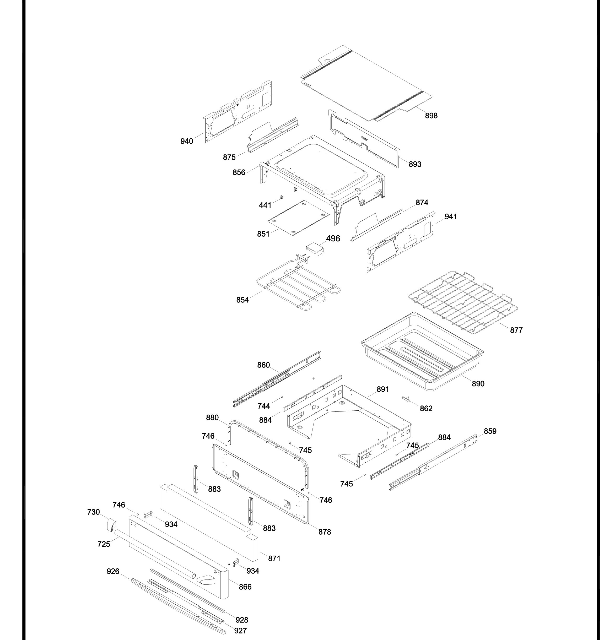 C2S980SEM4SS Exploded View 5 appliance exploded-view parts diagram