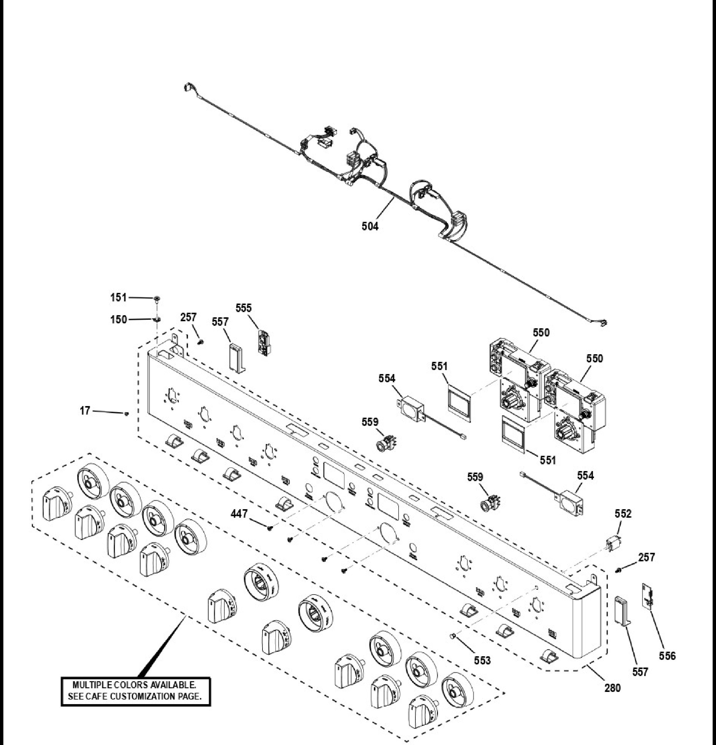 C2Y486P2T1S1 Exploded View 6 appliance exploded-view parts diagram