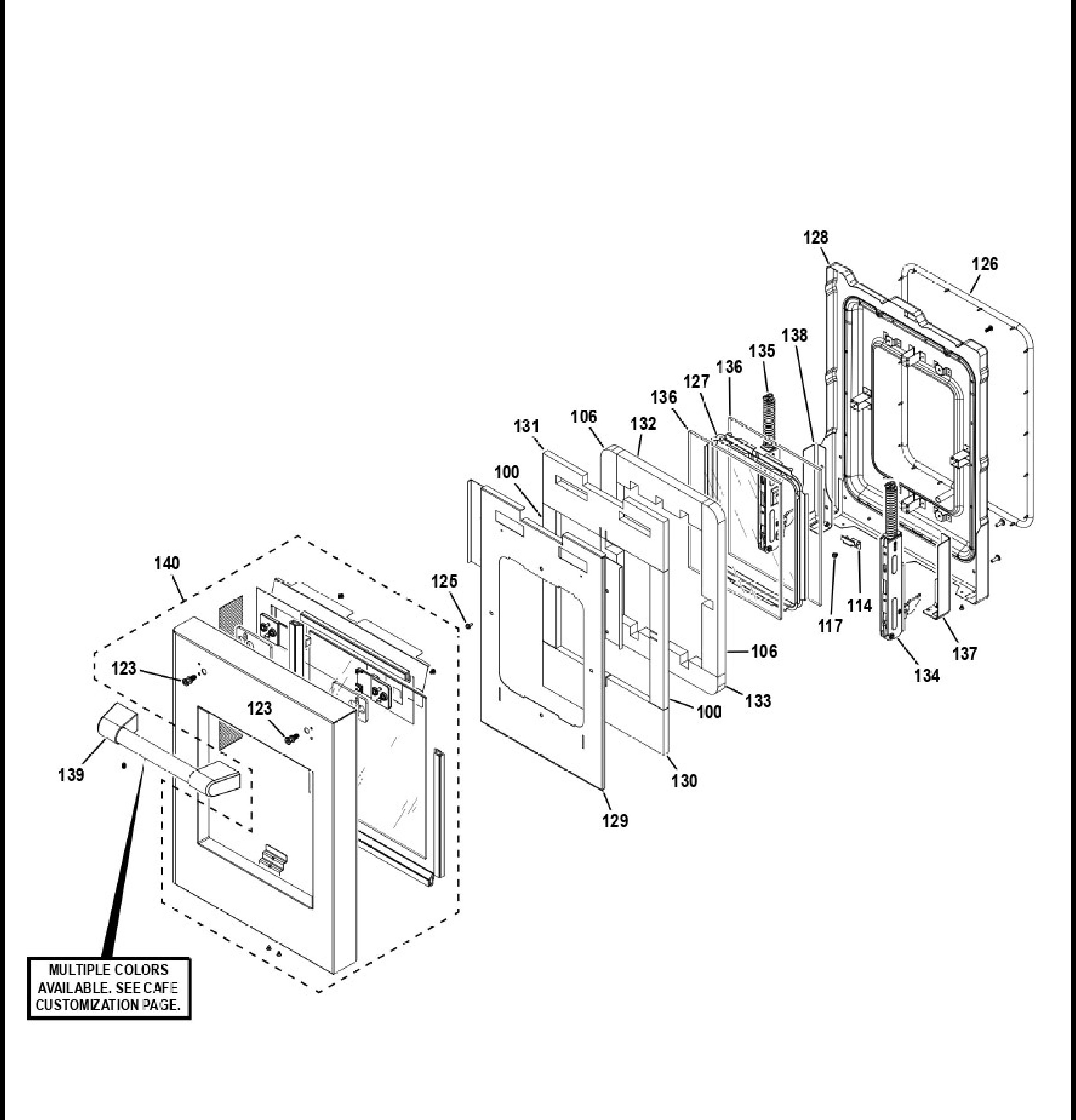 C2Y486P2T1S1 Exploded View 4 appliance exploded-view parts diagram