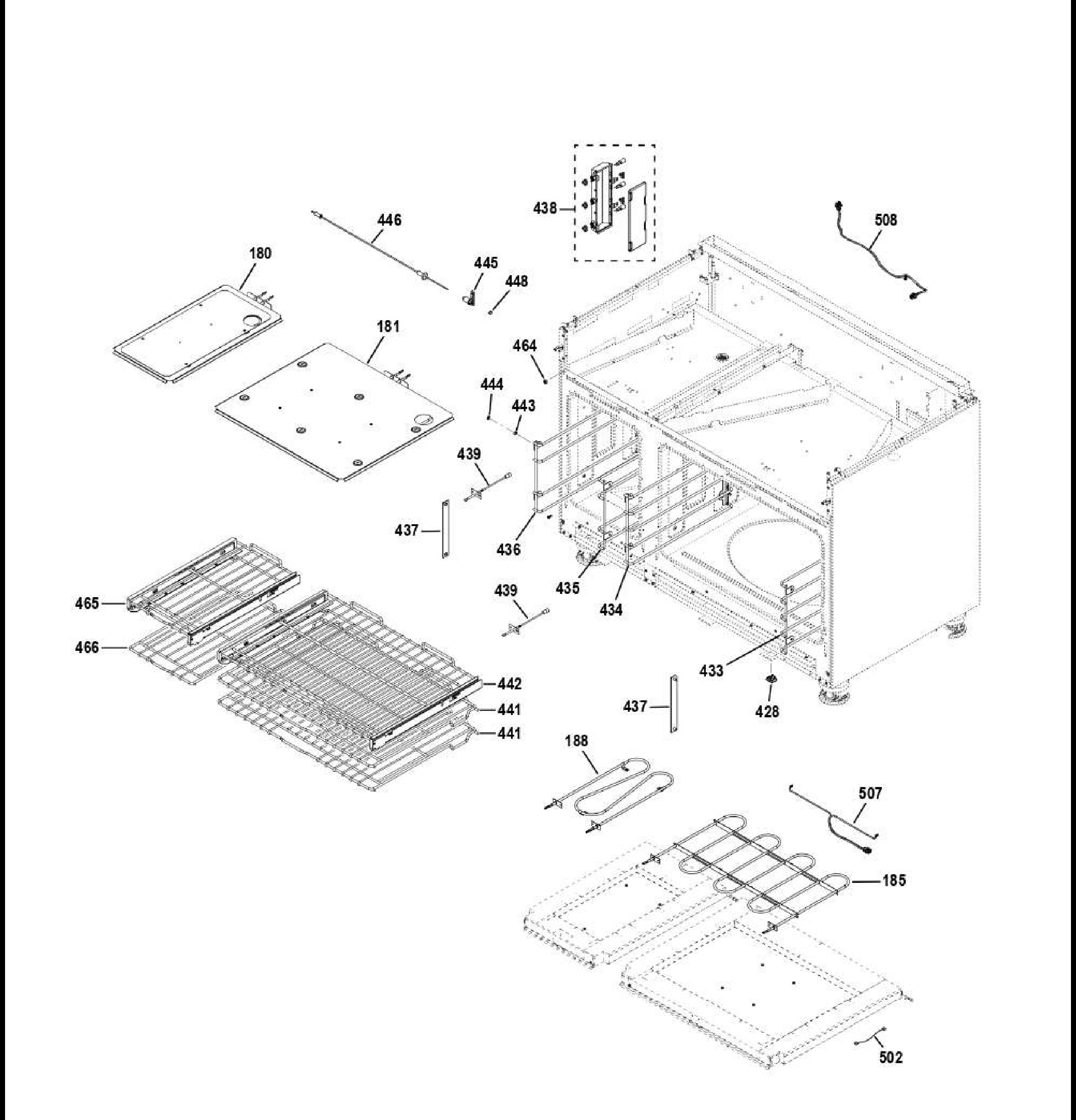 C2Y486P2T1S1 Exploded View 8 appliance exploded-view parts diagram