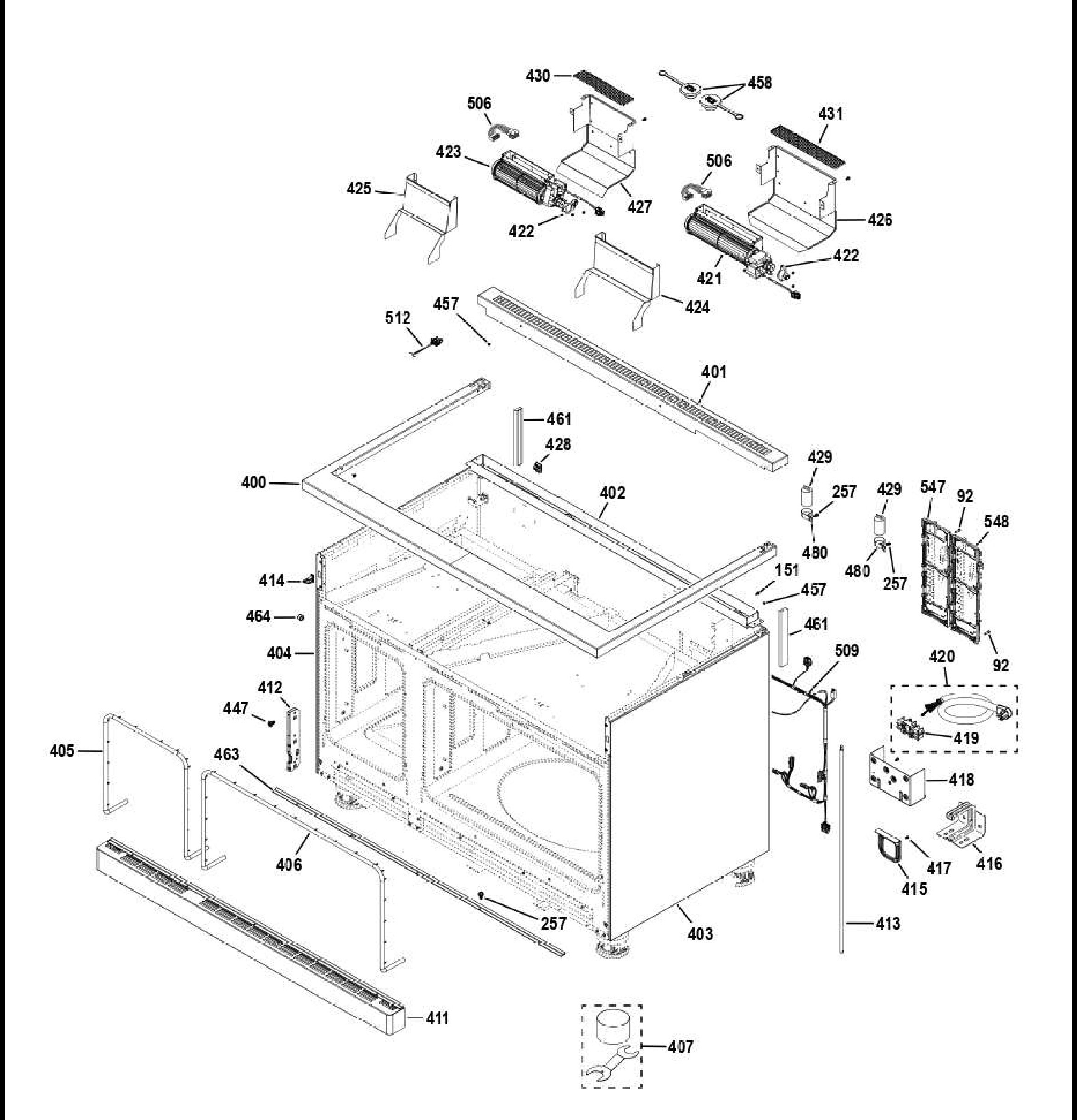 C2Y486P2T1S1 Exploded View 9 appliance exploded-view parts diagram