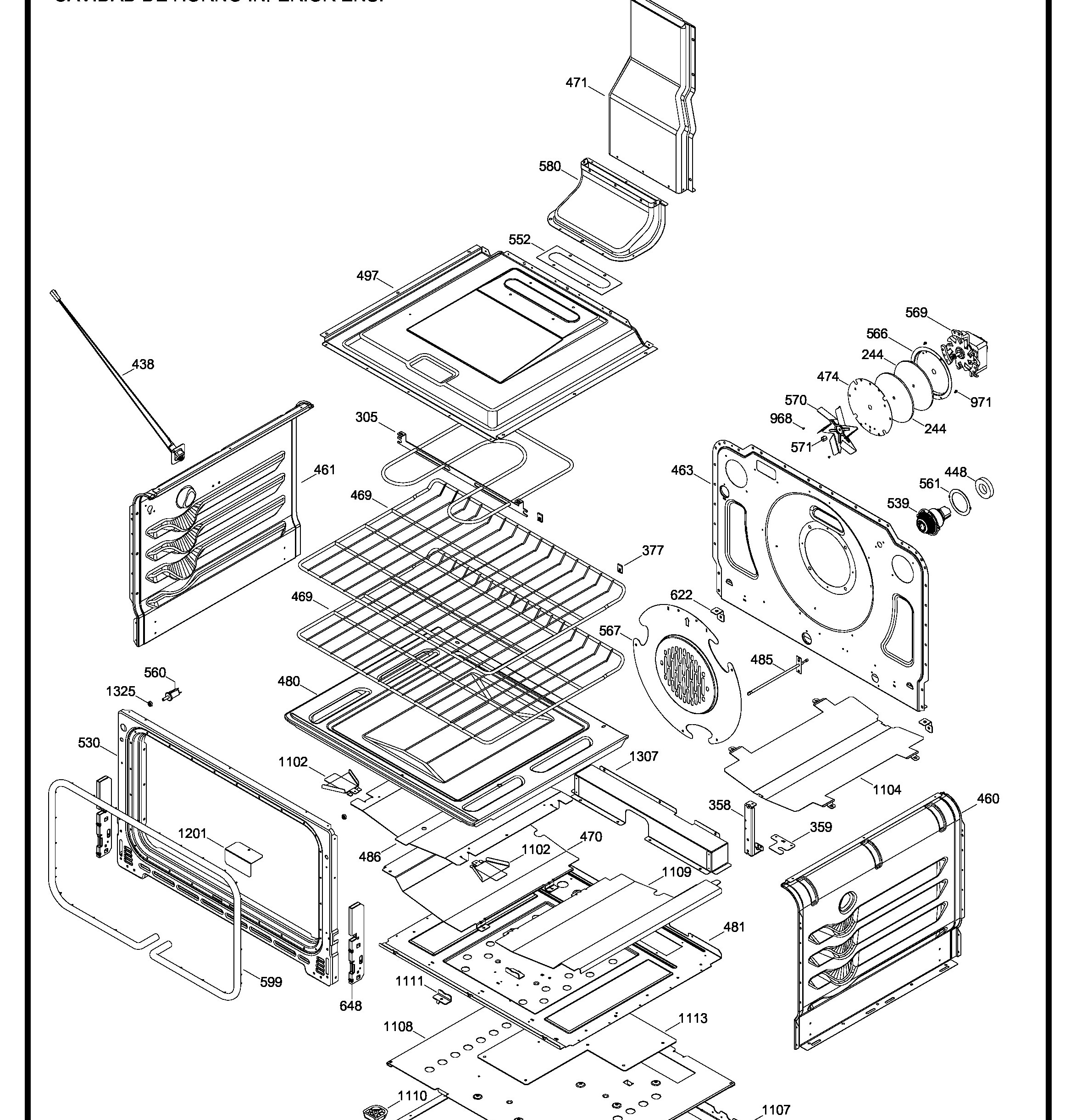 CCGS990SET2SS Exploded View 4 appliance exploded-view parts diagram