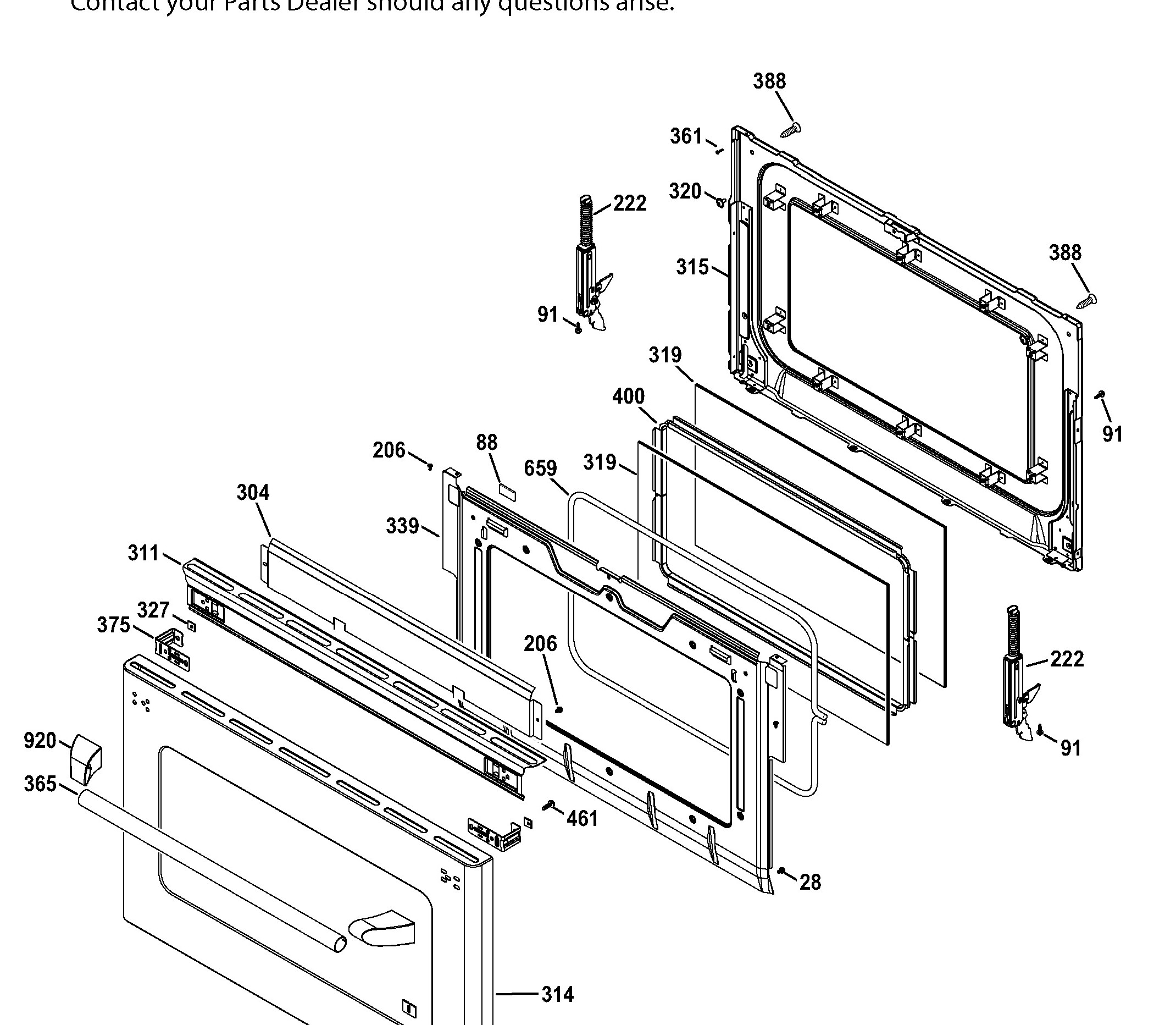 CCGS990SET5SS Exploded View 7 appliance exploded-view parts diagram