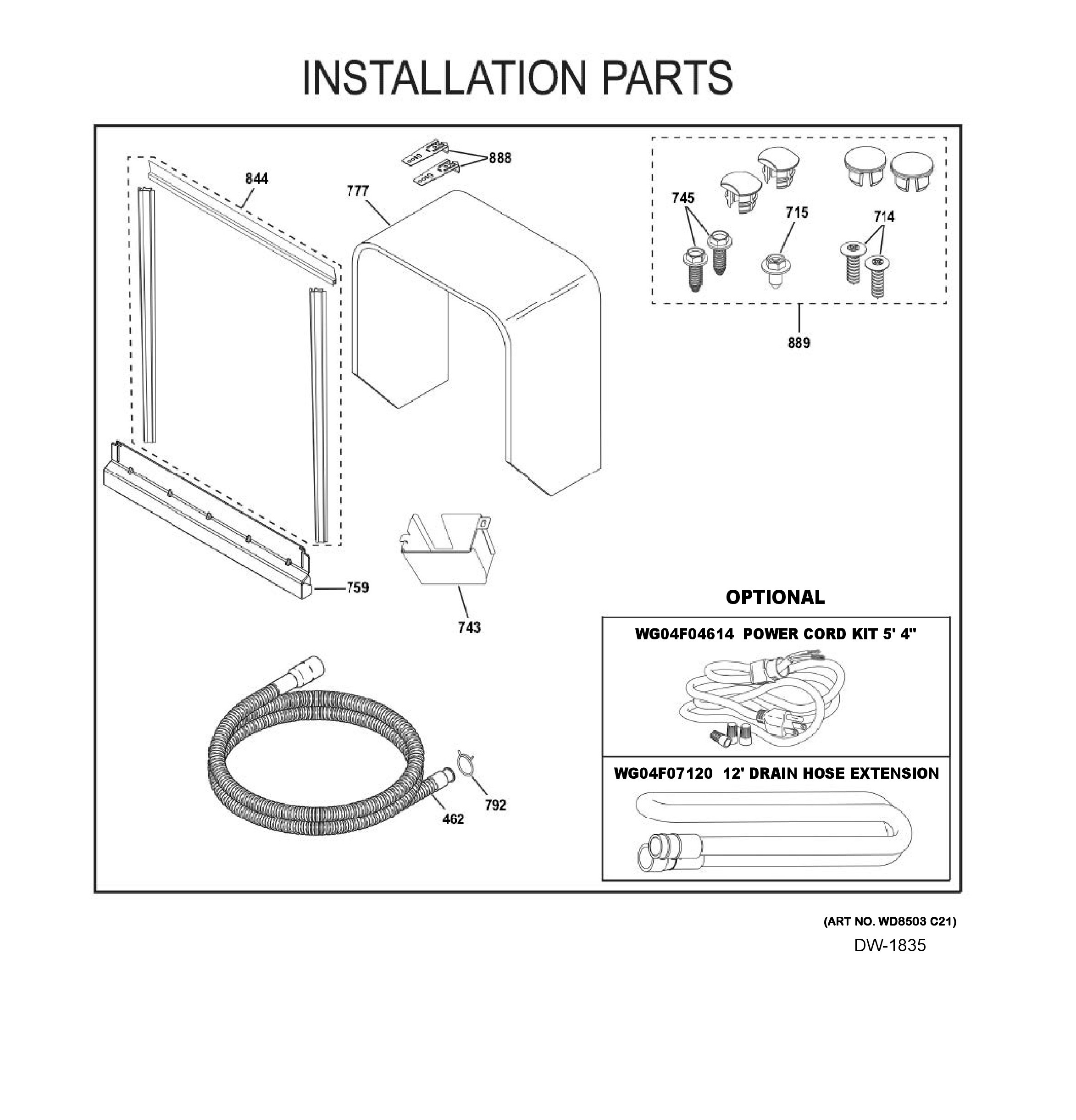 CDP888M5V1S5 Exploded View 1 appliance exploded-view parts diagram