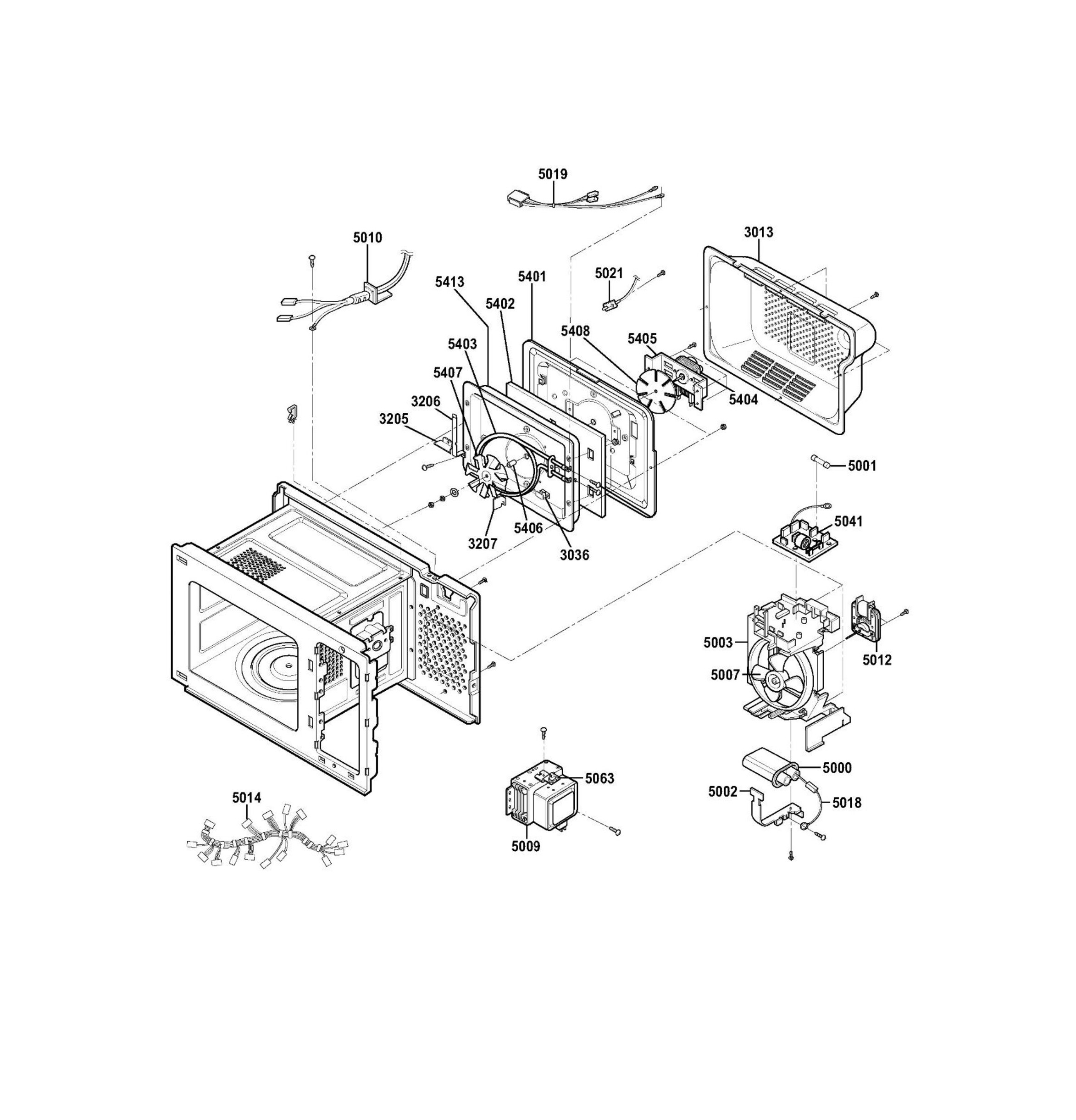 CEB1590SS3SS Exploded View 5 appliance exploded-view parts diagram