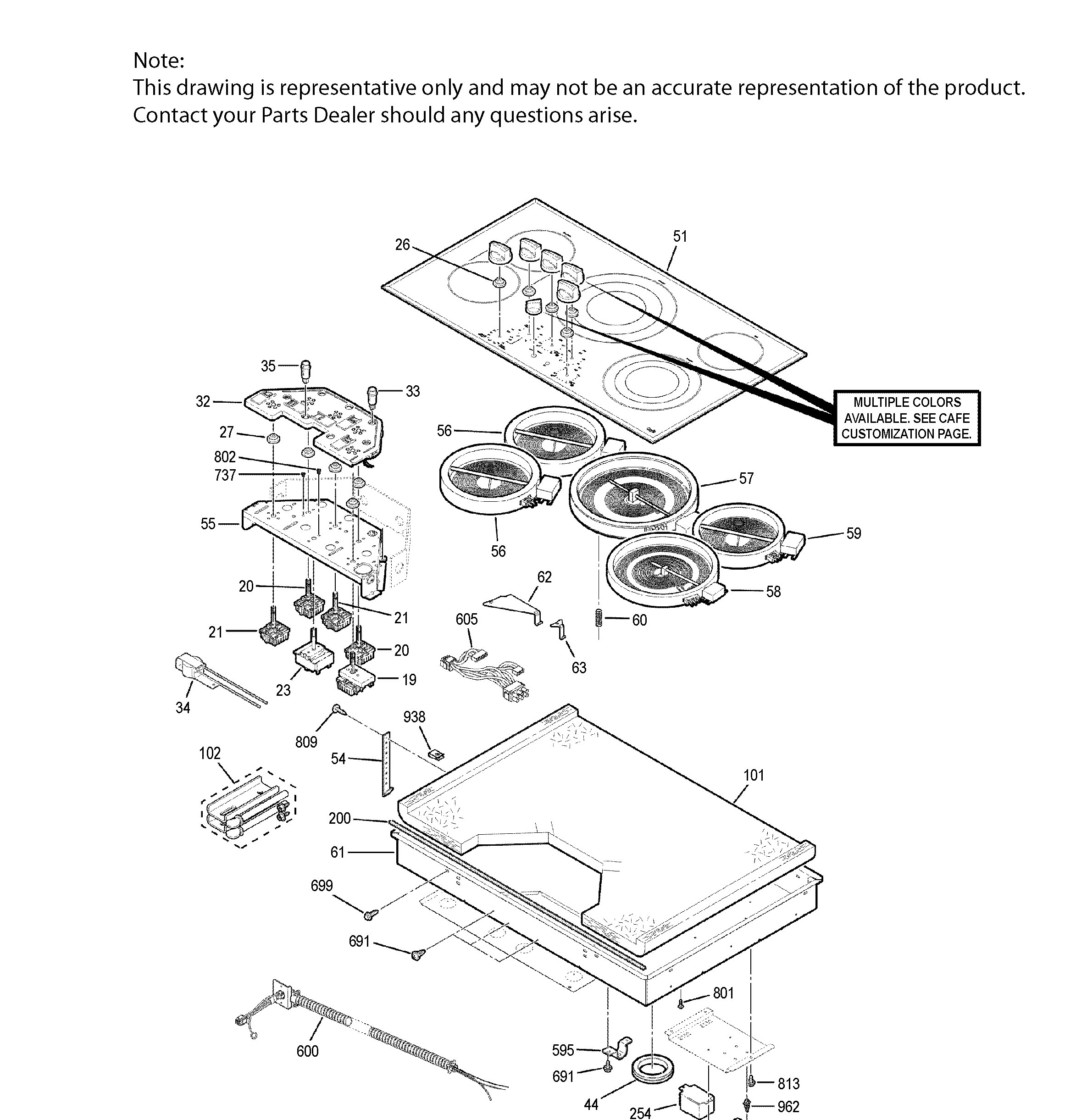 CEP70362M1S1 Exploded View 2 appliance exploded-view parts diagram