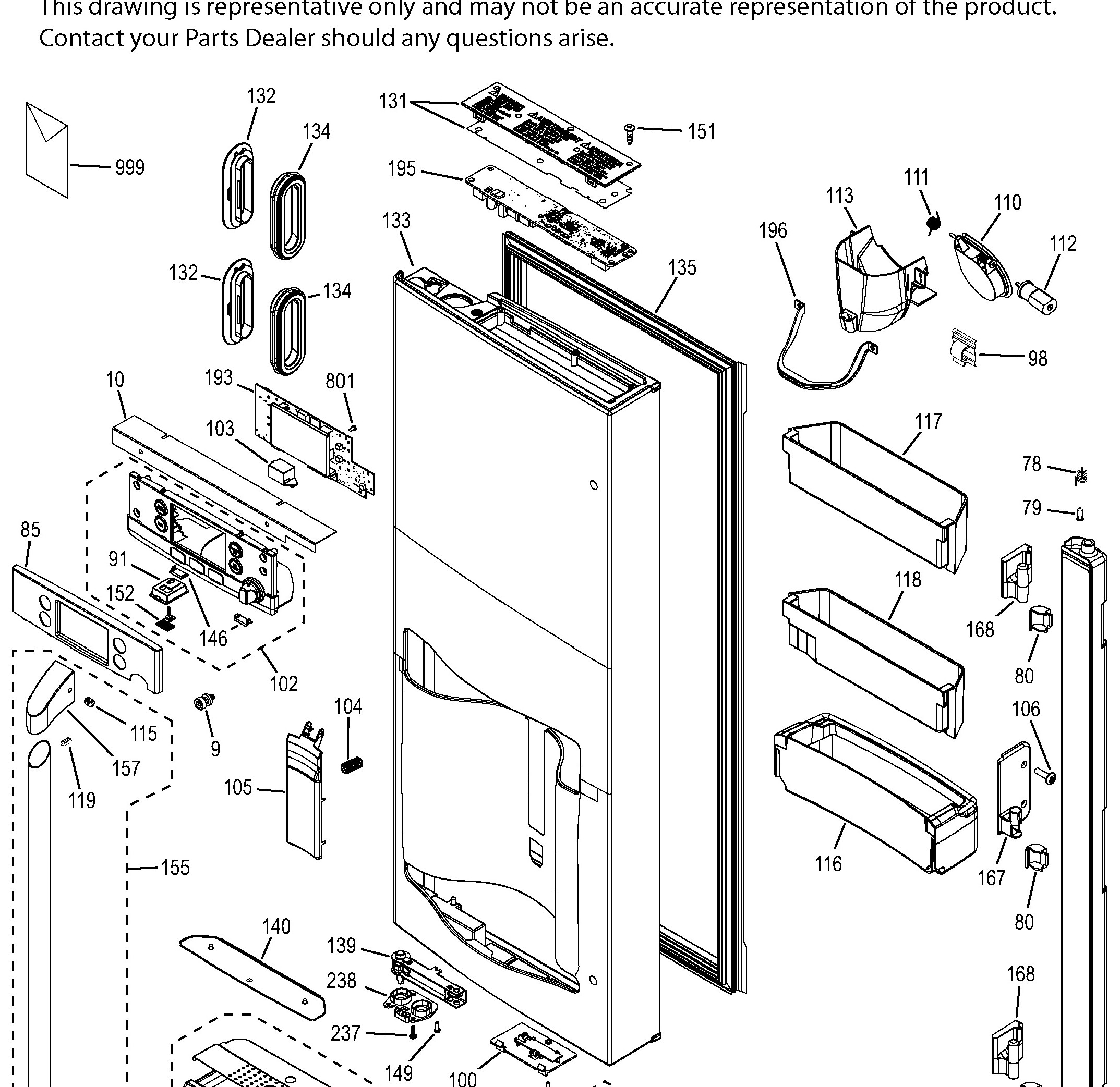 CFE28TSHDSS Exploded View 1 appliance exploded-view parts diagram