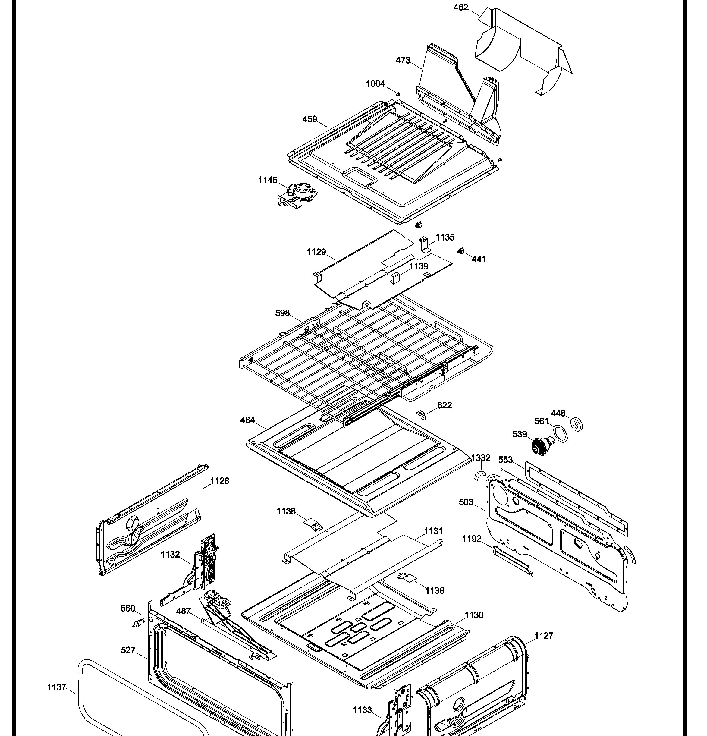 CGS990SET3SS Exploded View 3 appliance exploded-view parts diagram