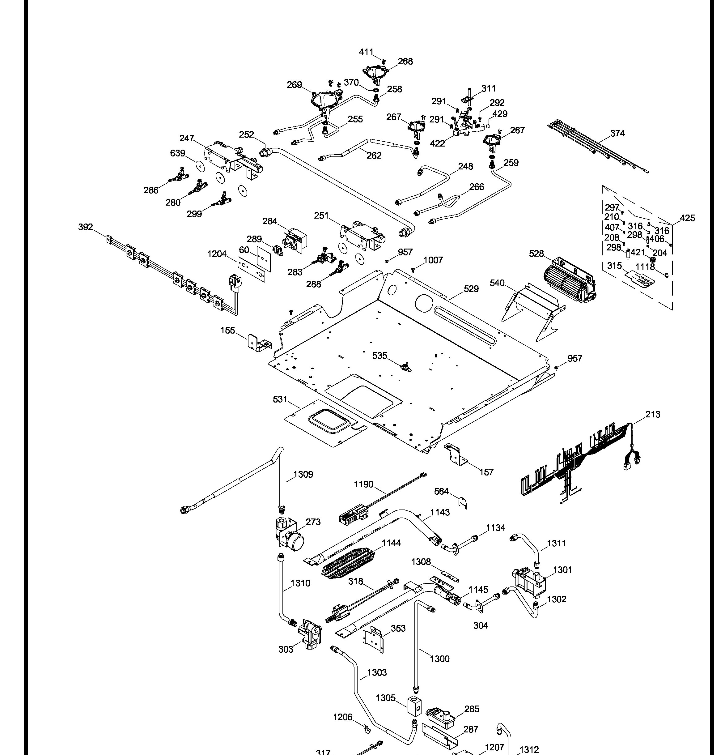 CGS990SET3SS Exploded View 2 appliance exploded-view parts diagram