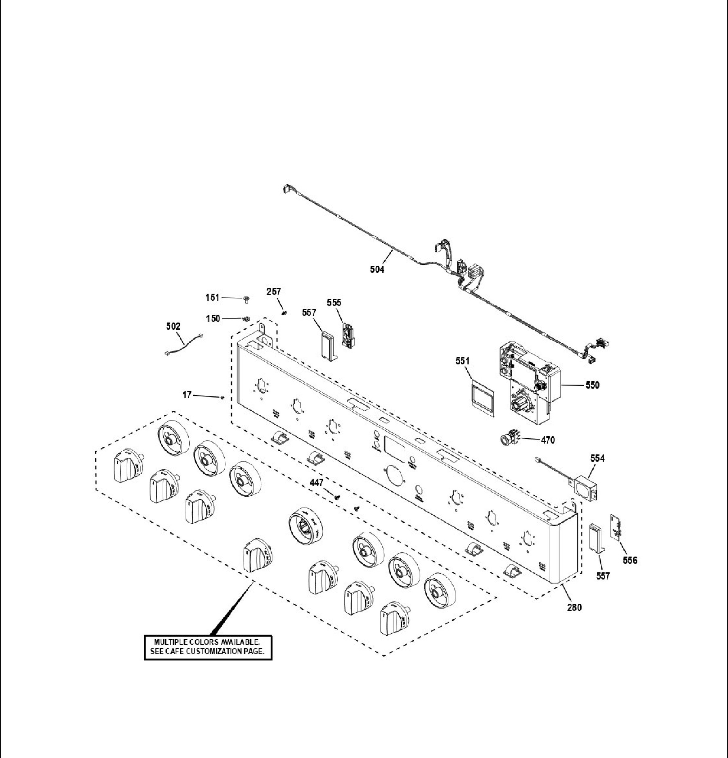 CGY366P3T1D1 Exploded View 3 appliance exploded-view parts diagram