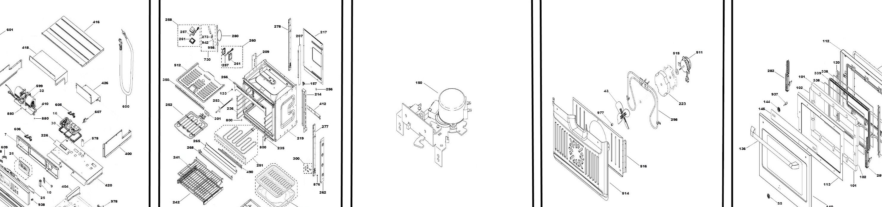 CT9050SH1SS Exploded View 1 appliance exploded-view parts diagram