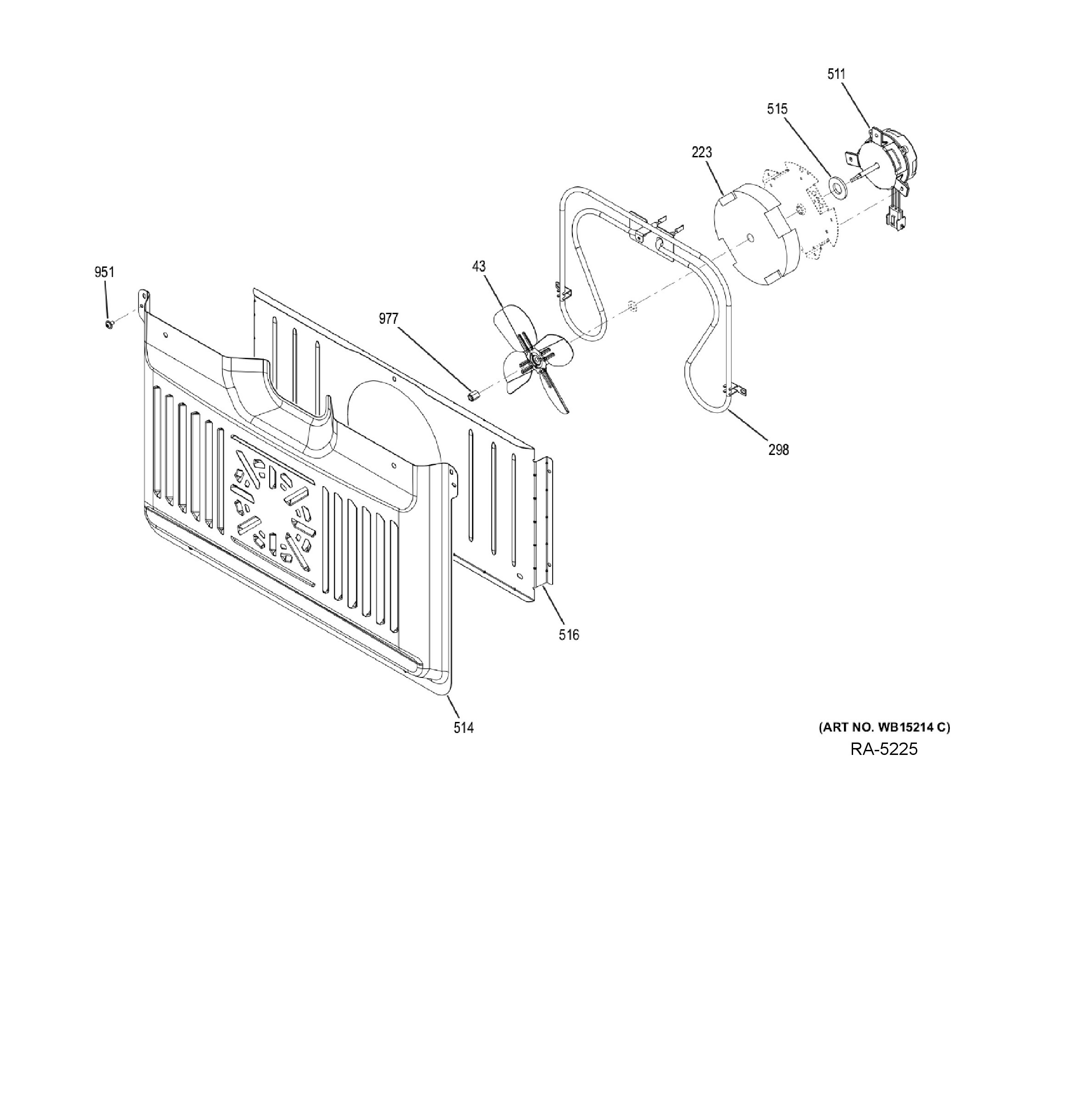 CT9050SH5SS Exploded View 5 appliance exploded-view parts diagram