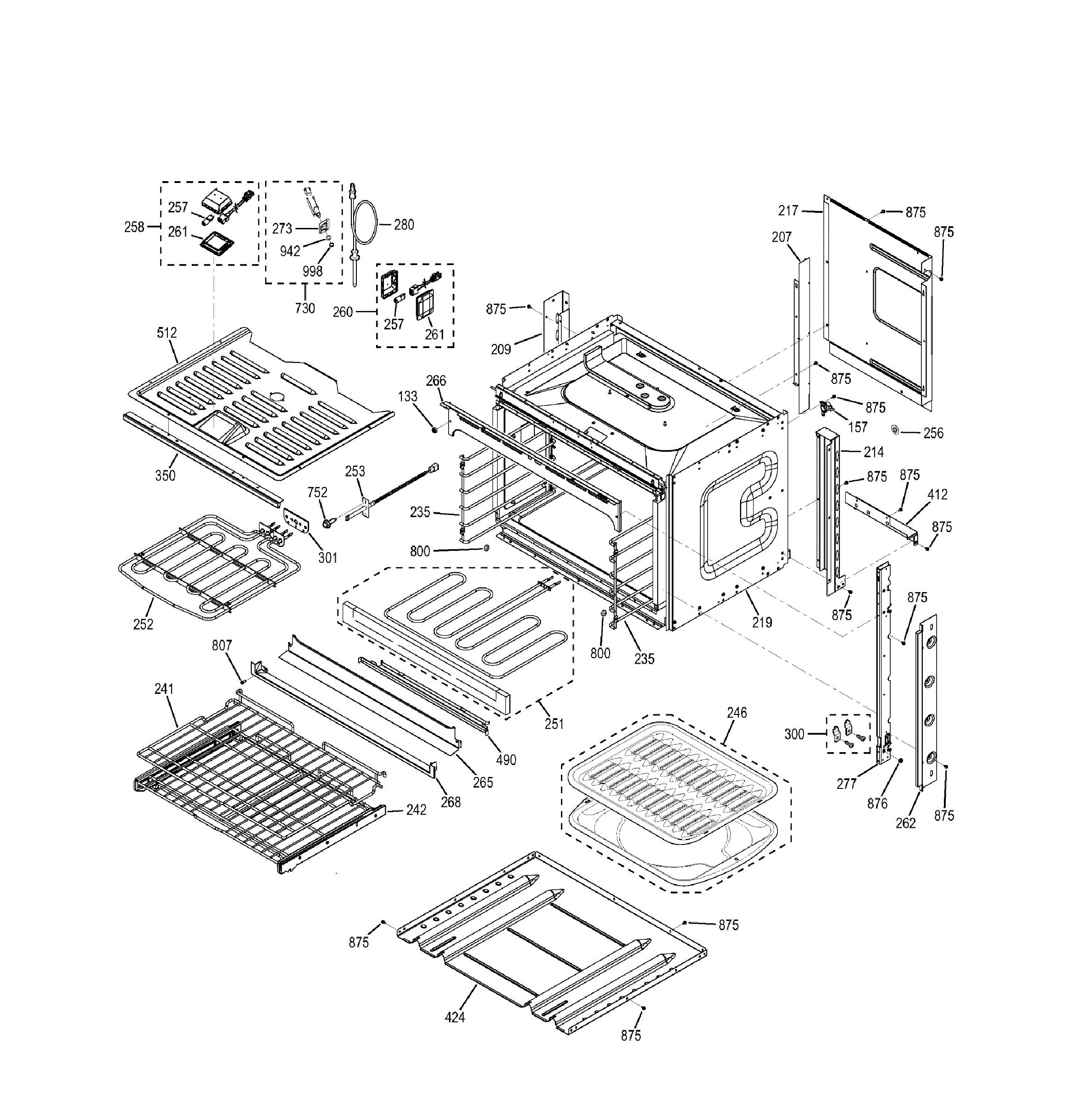 CT9050SHSS Exploded View 2 appliance exploded-view parts diagram