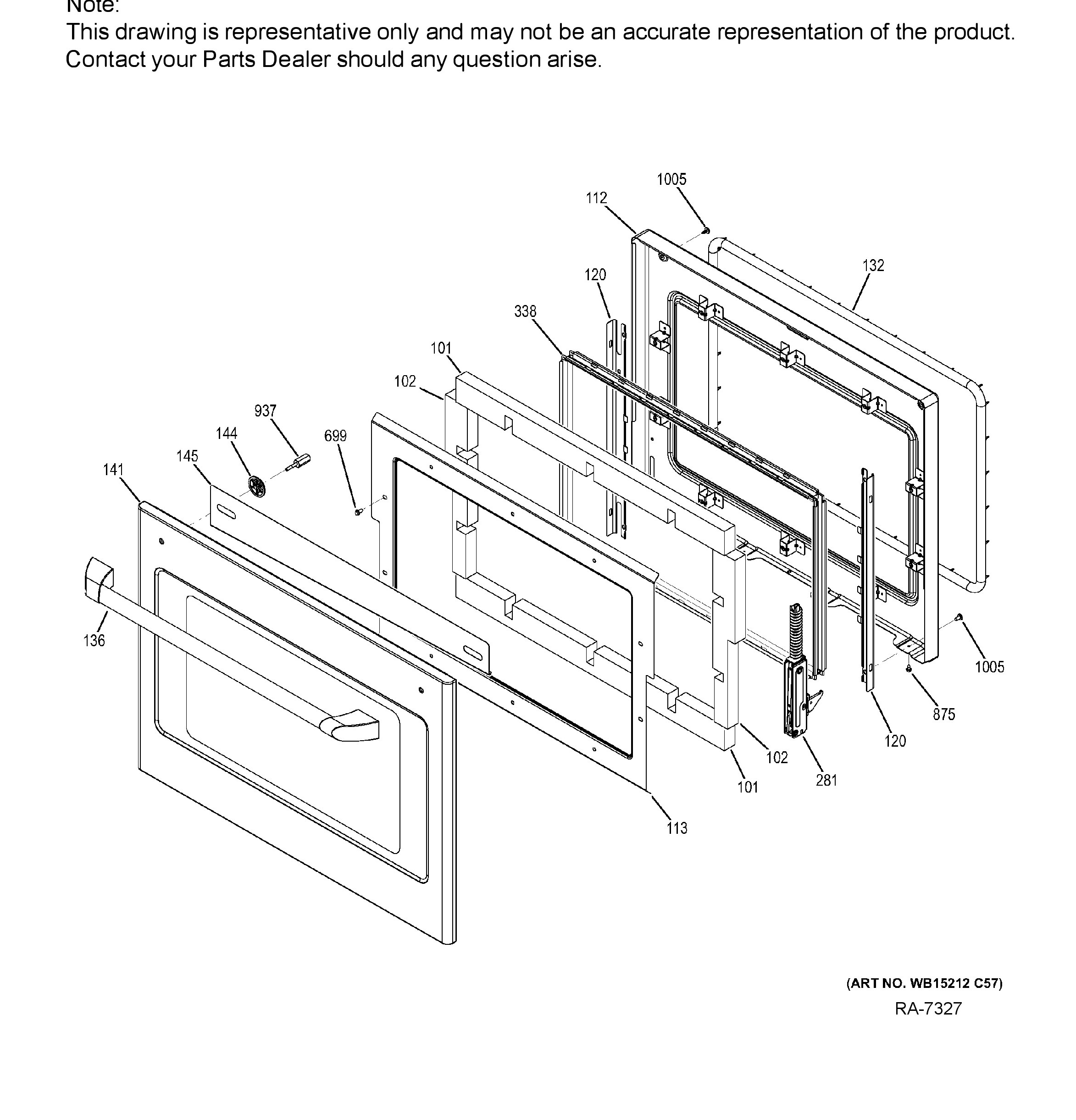 CT9550SH3SS Exploded View 6 appliance exploded-view parts diagram