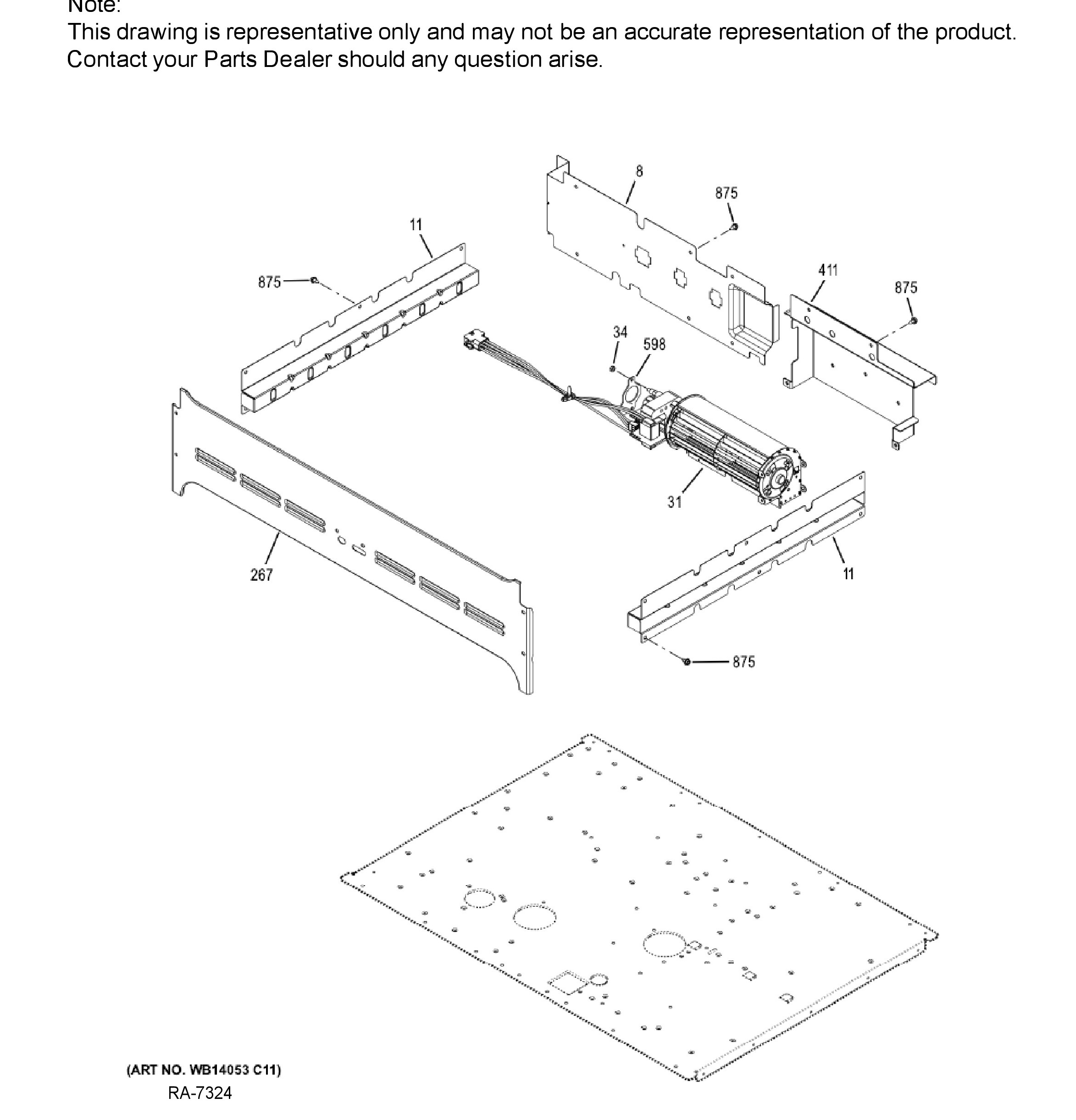 CT9550SH3SS Exploded View 3 appliance exploded-view parts diagram
