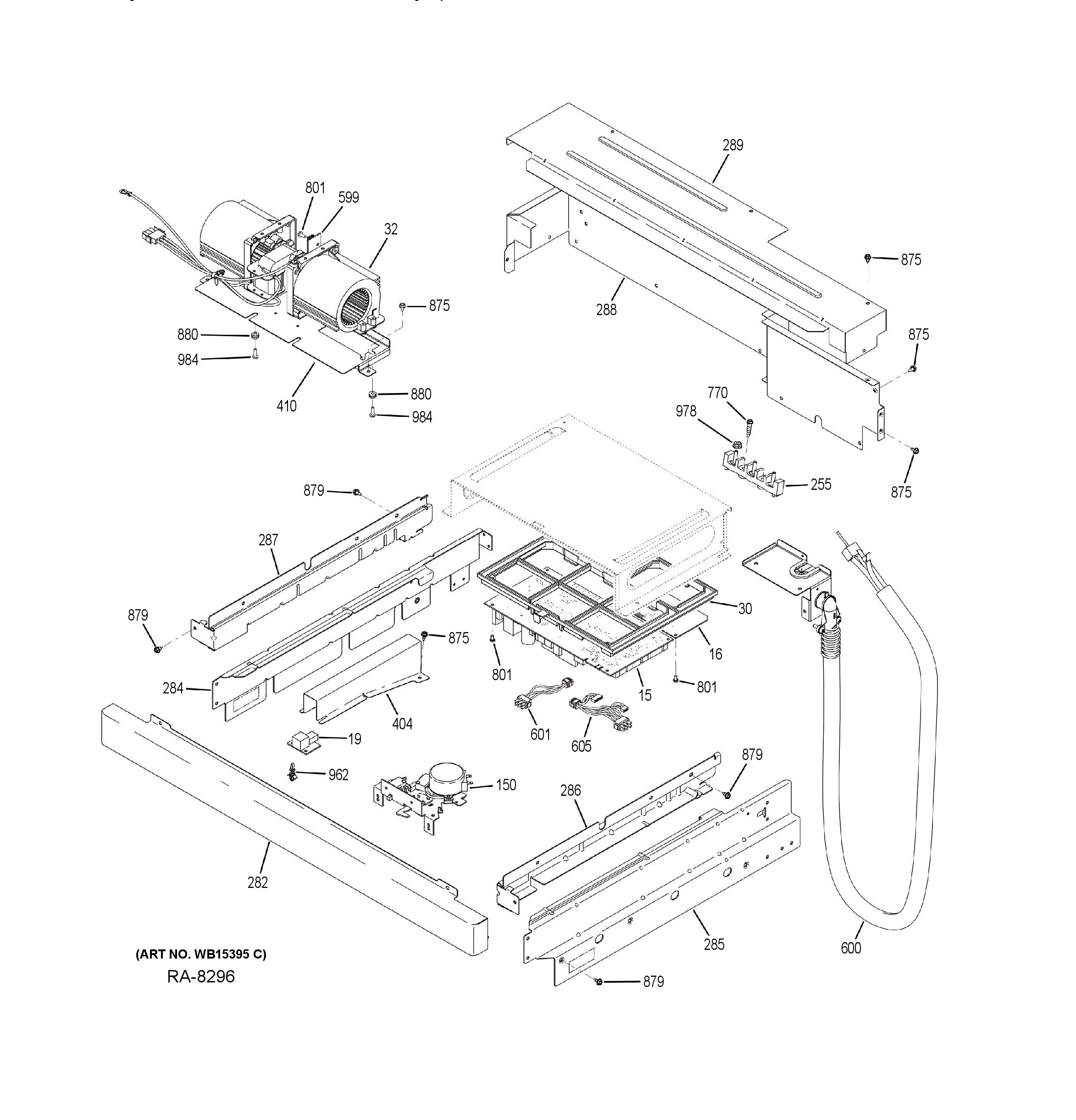 CTC912P2N3S1 Exploded View 8 appliance exploded-view parts diagram