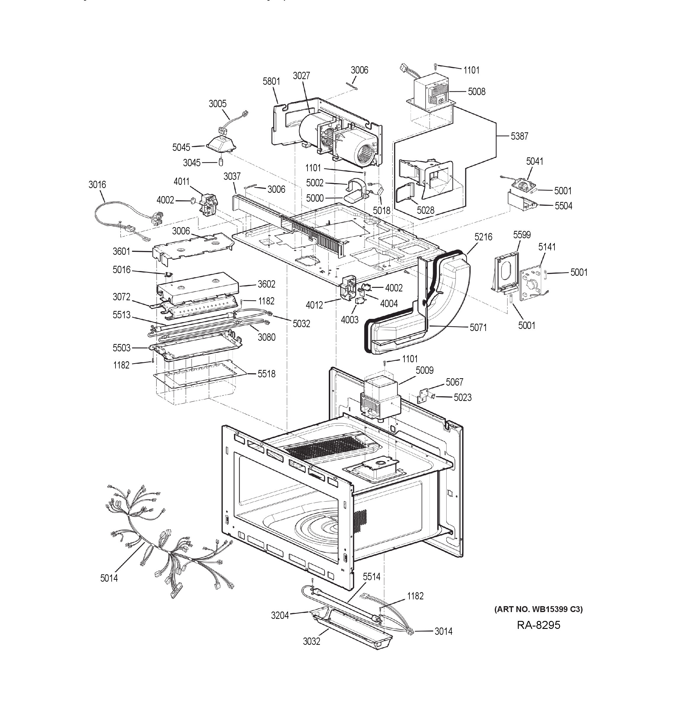 CTC912P2N3S1 Exploded View 7 appliance exploded-view parts diagram