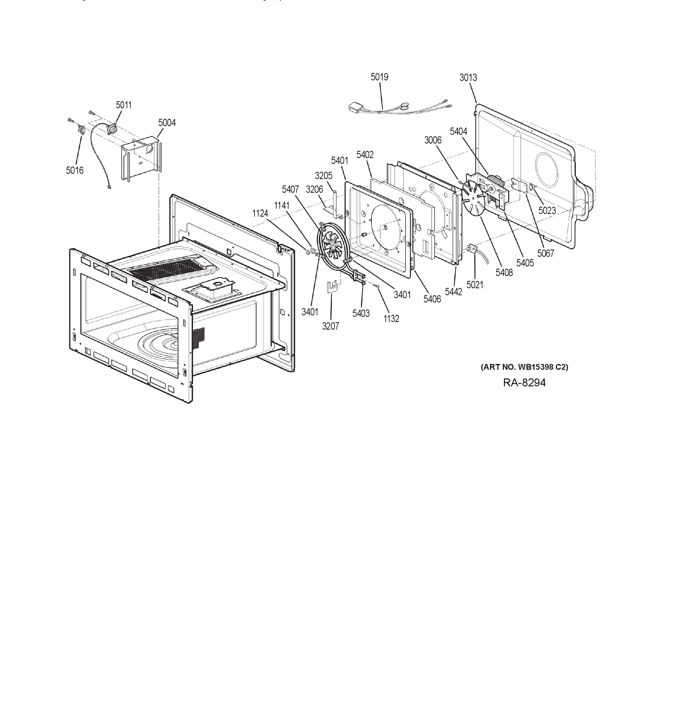 CTC912P2N3S1 Exploded View 6 appliance exploded-view parts diagram