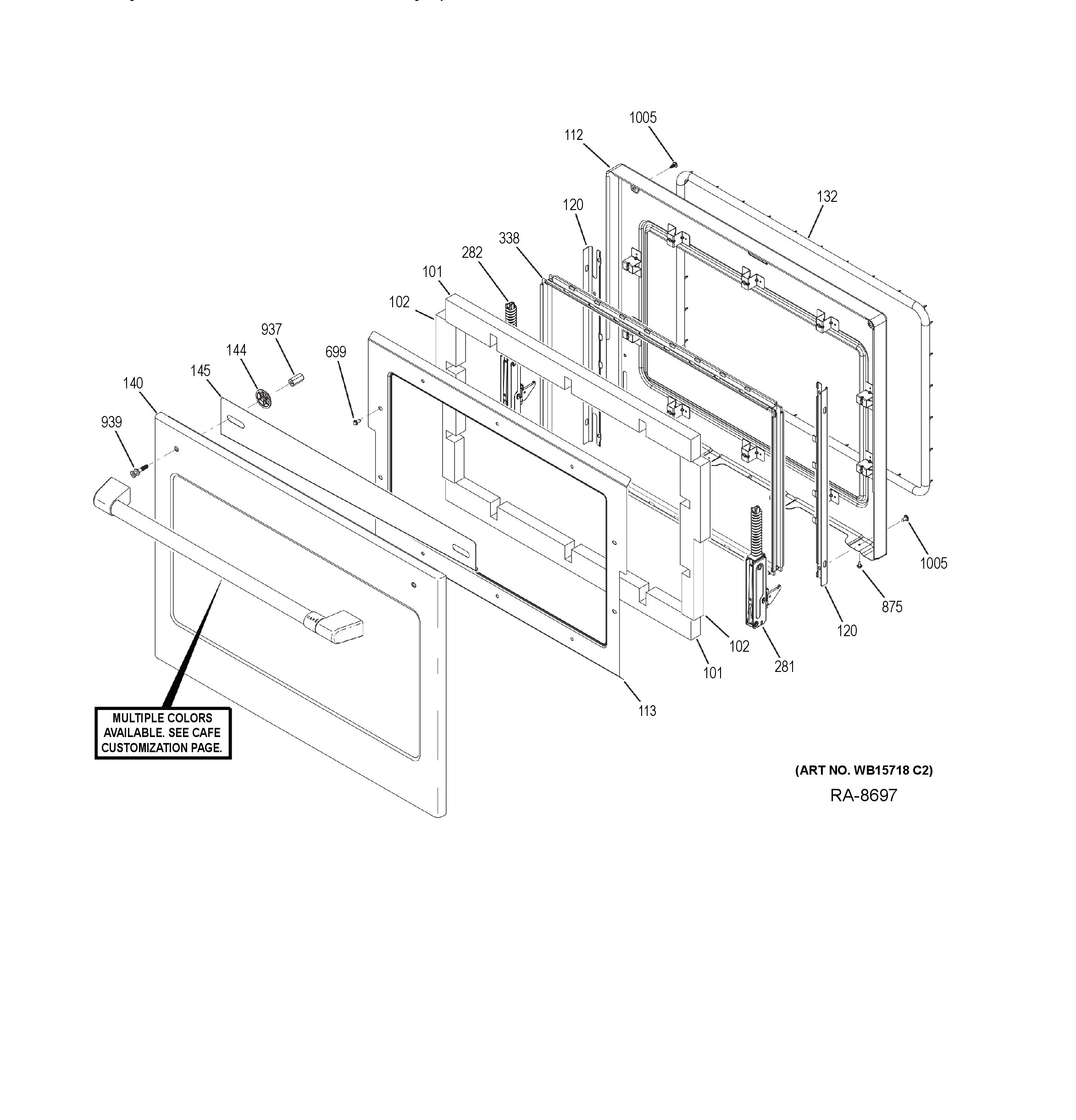 CTC912P2N3S1 Exploded View 10 appliance exploded-view parts diagram