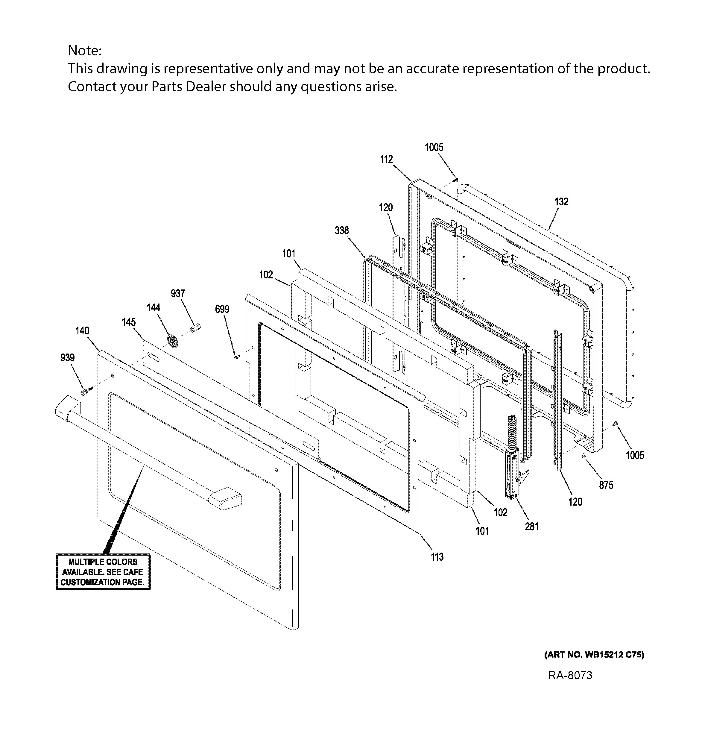 CTD90DP3M1D1 Exploded View 6 appliance exploded-view parts diagram