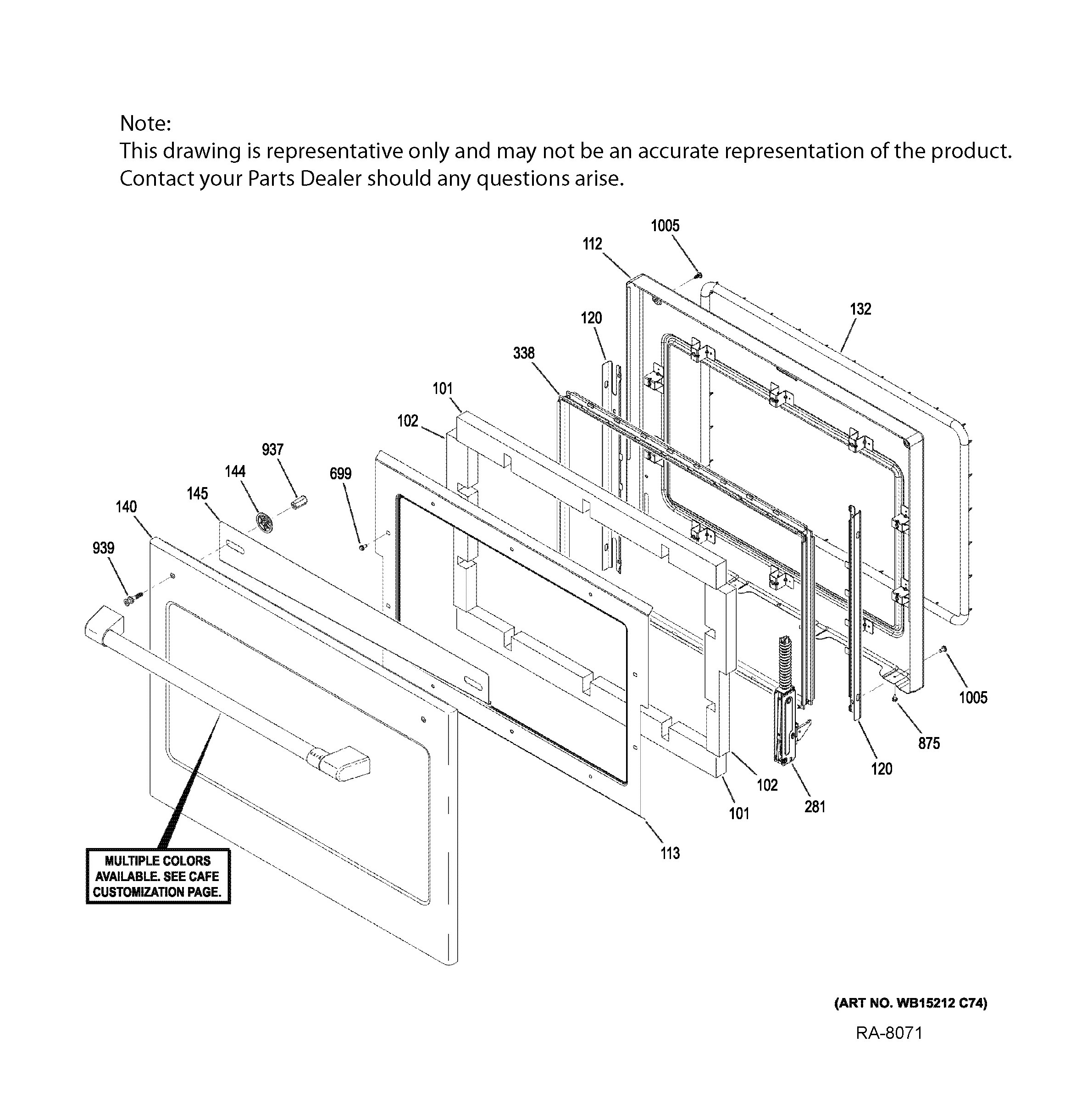 CTD90DP3M1D1 Exploded View 3 appliance exploded-view parts diagram