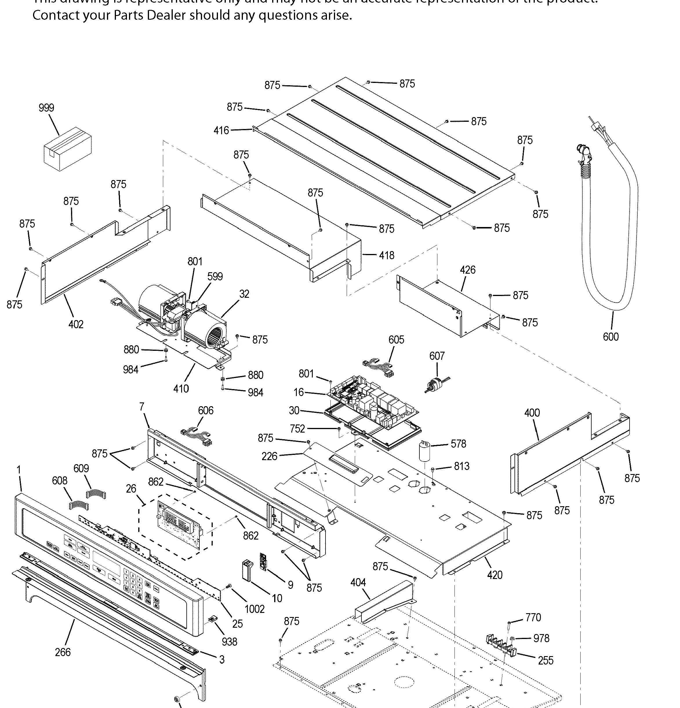 CTS90DP4M1W2 Exploded View 5 appliance exploded-view parts diagram