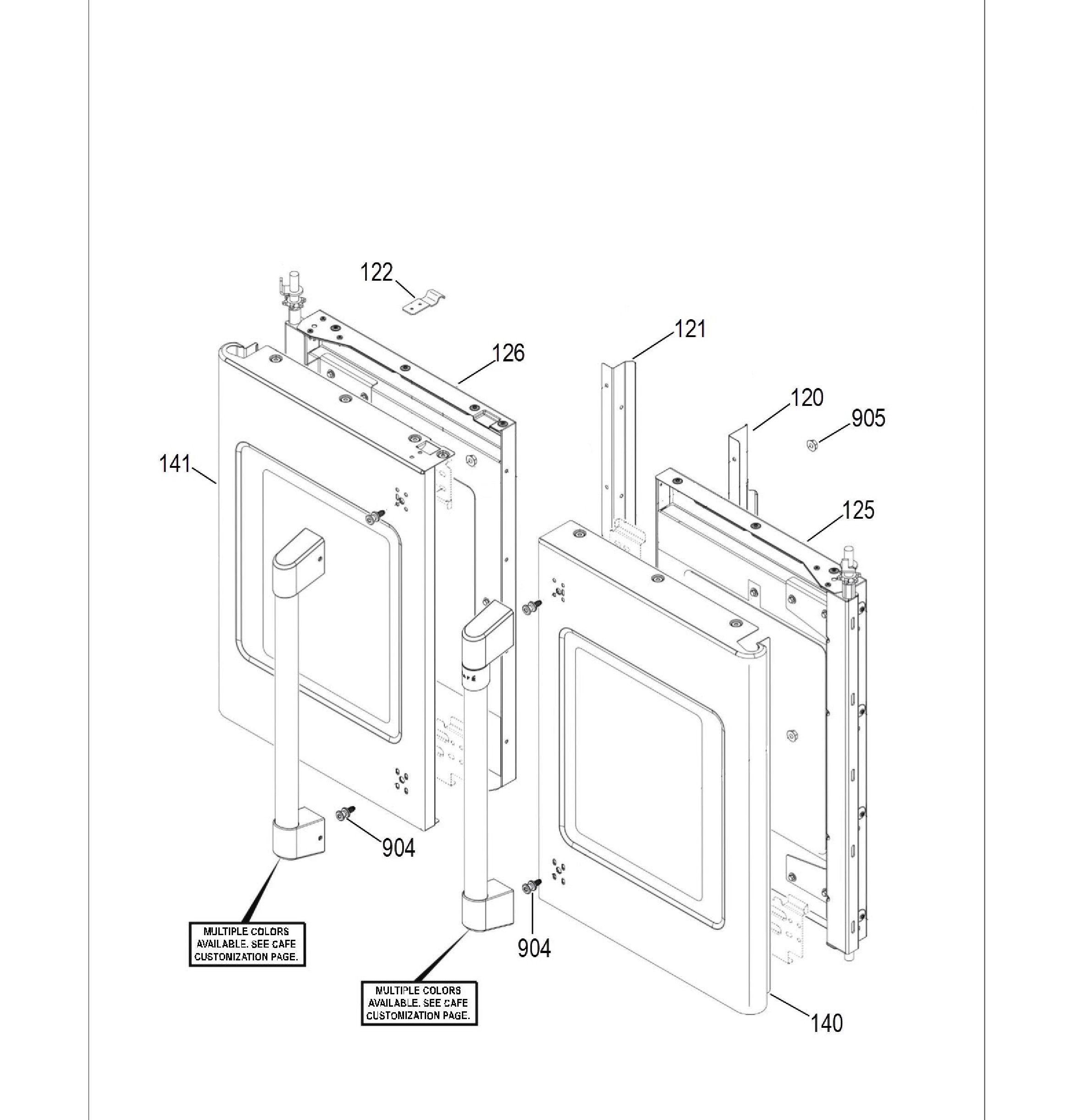 CTS90FP2N1S1 Exploded View 5 appliance exploded-view parts diagram