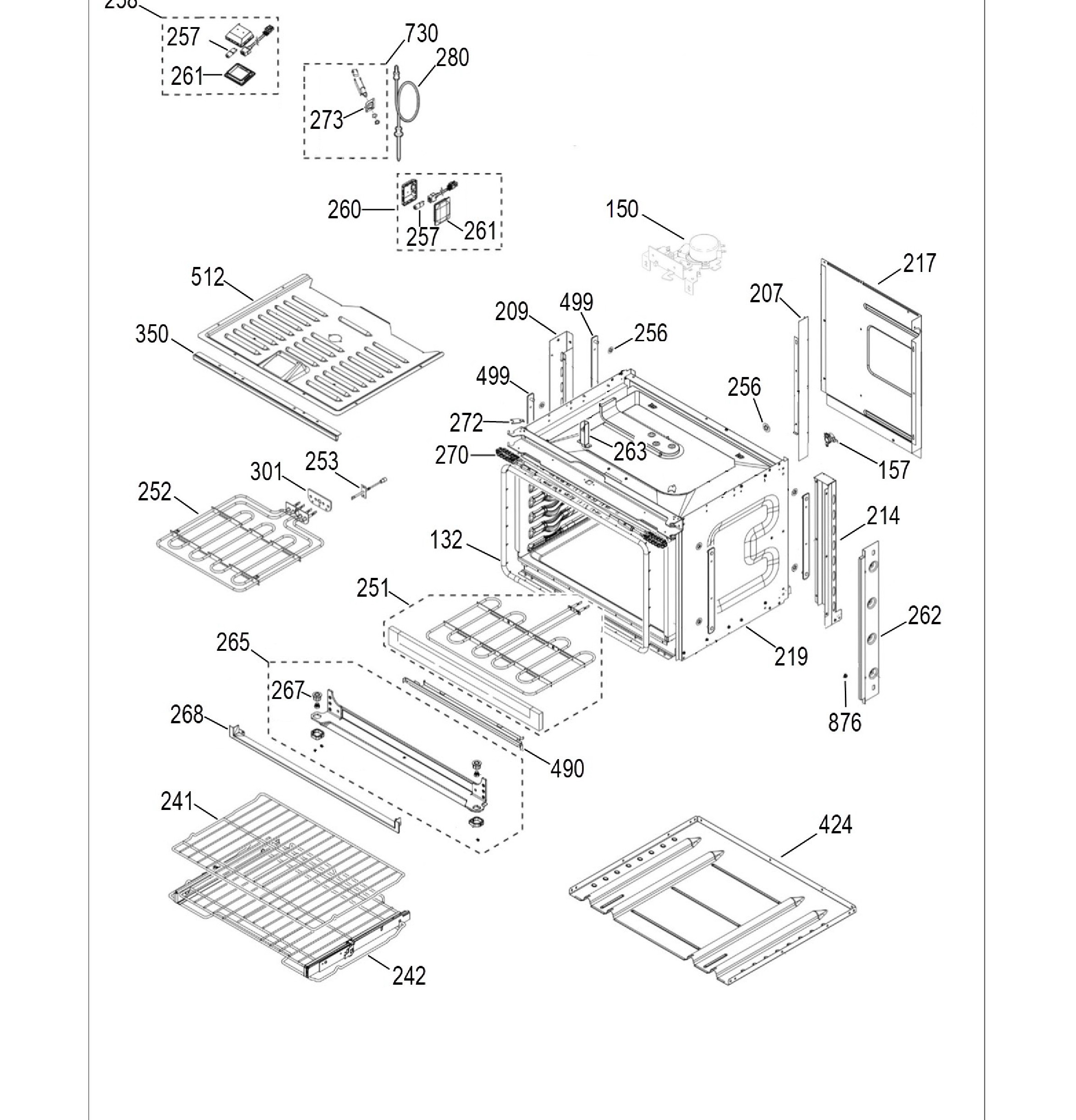 CTS90FP2N1S1 Exploded View 2 appliance exploded-view parts diagram