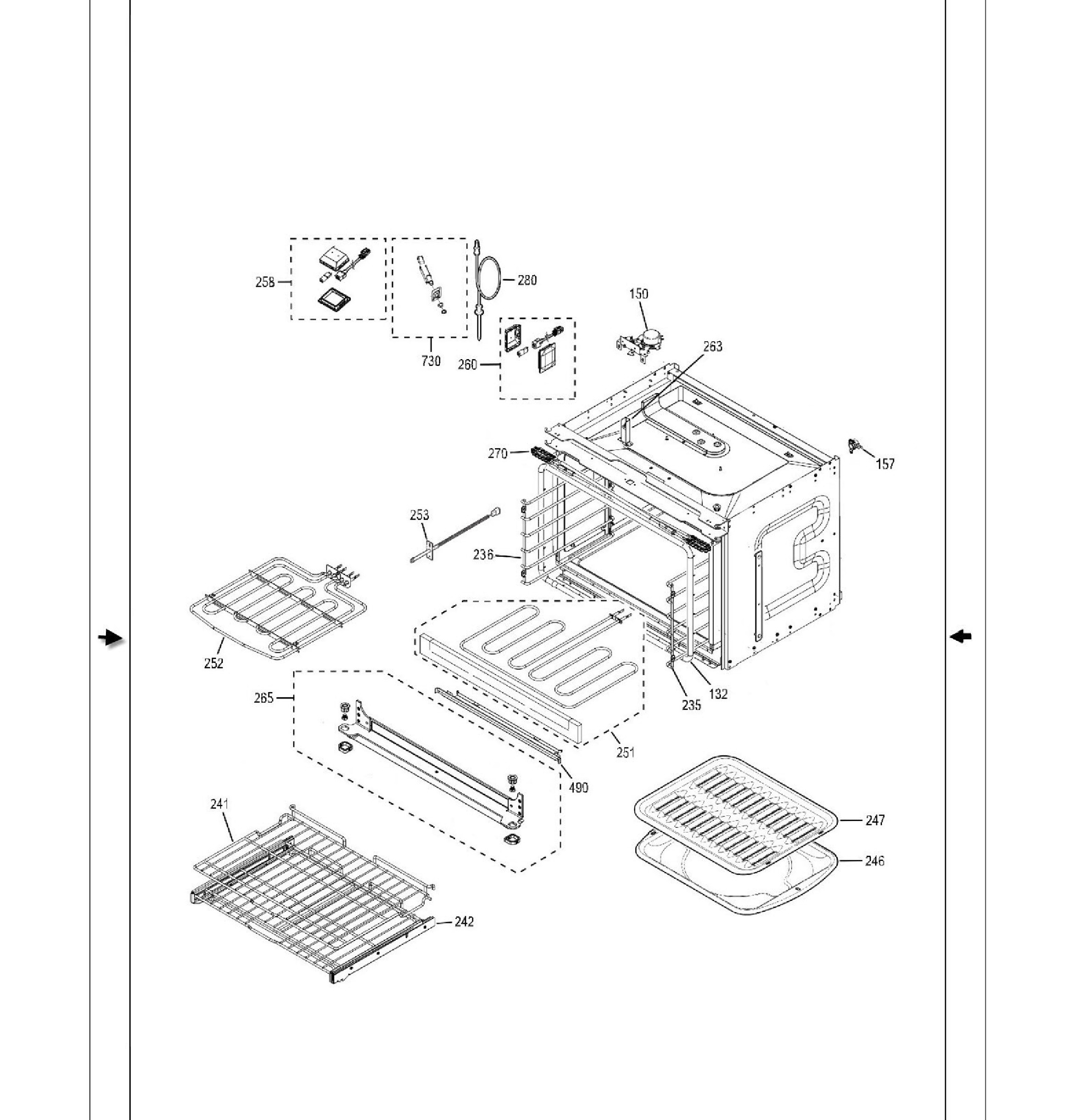 CTS90FP3M2D1 Exploded View 2 appliance exploded-view parts diagram