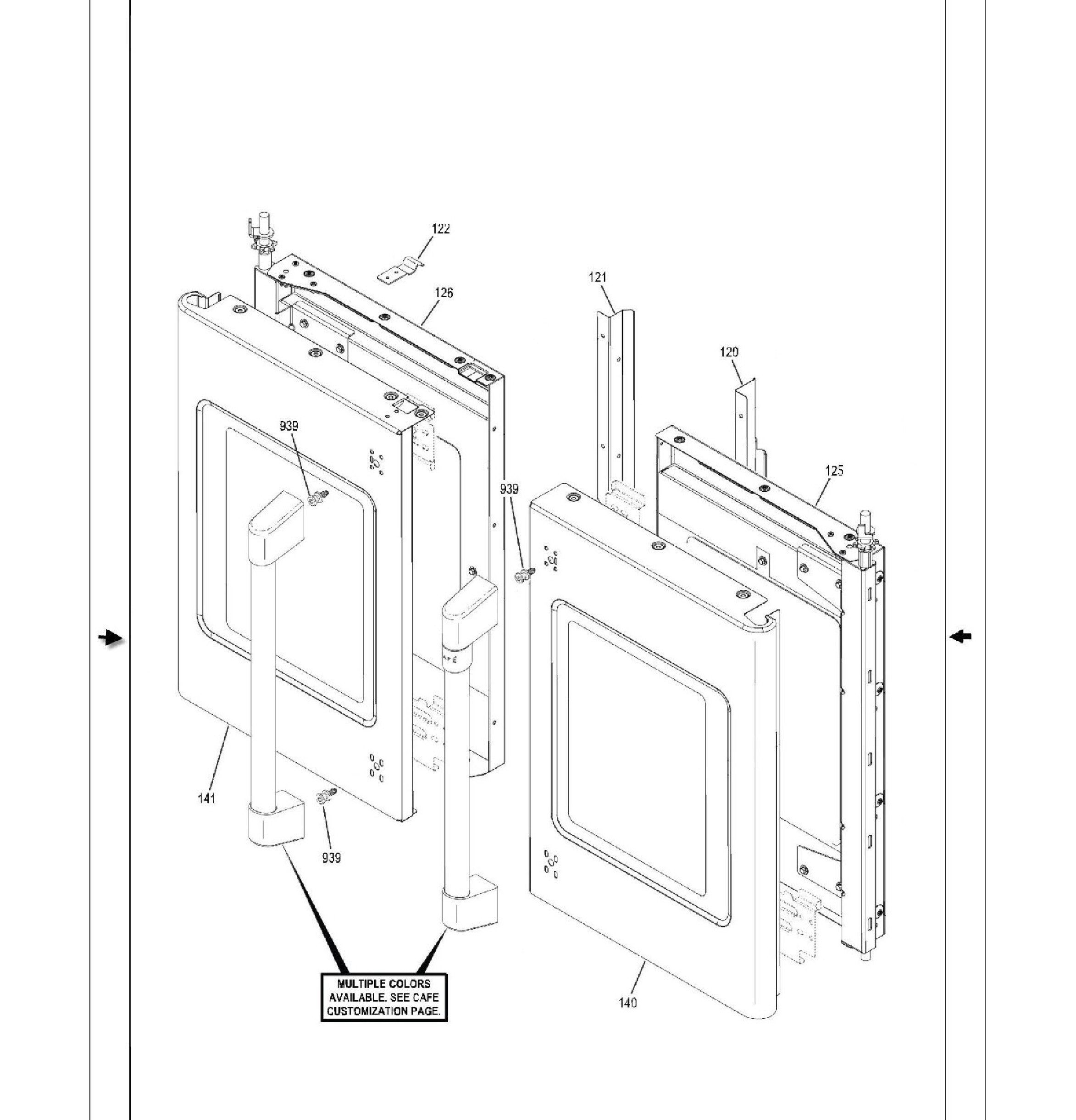 CTS90FP3M2D1 Exploded View 4 appliance exploded-view parts diagram