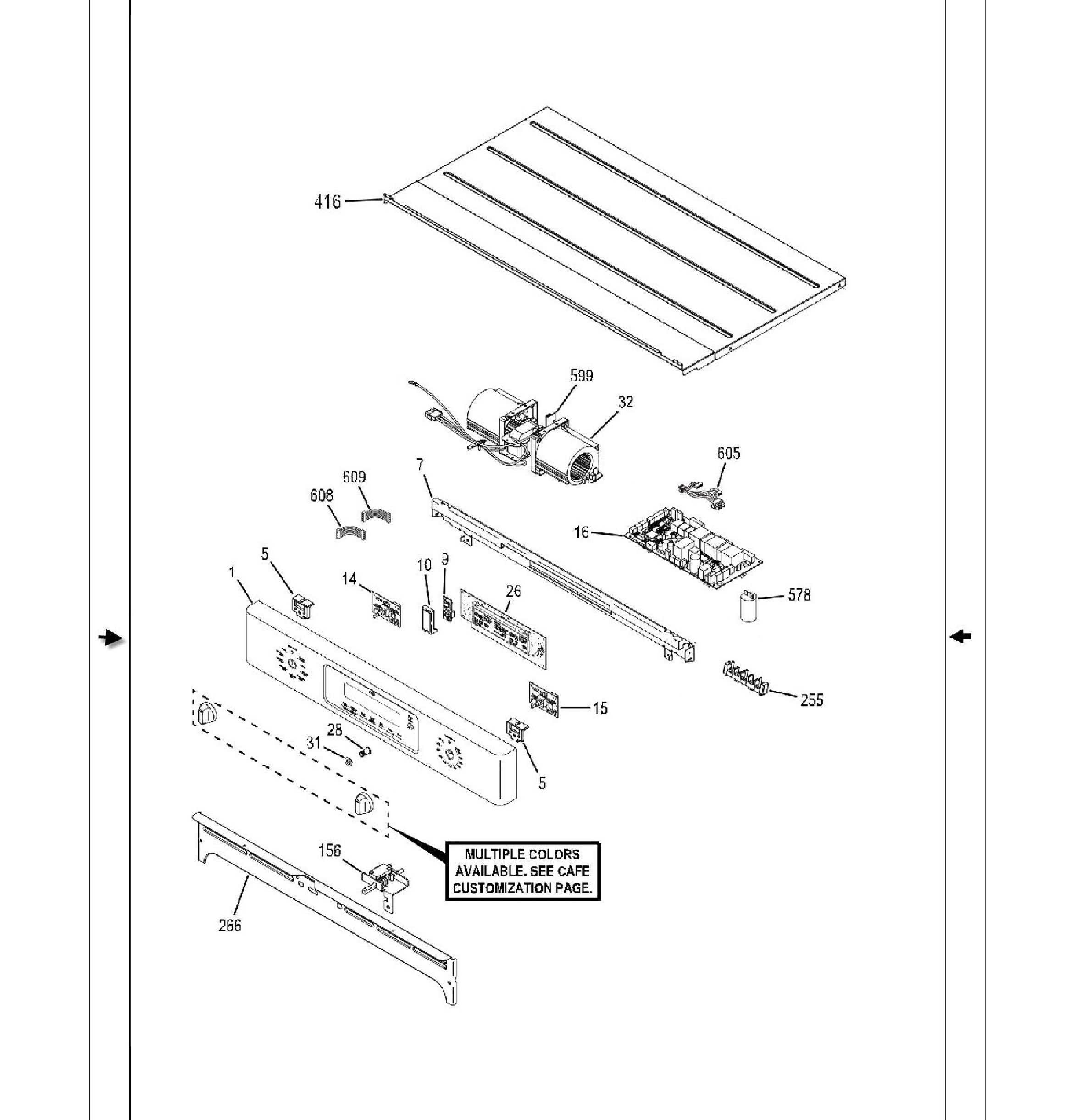 CTS90FP3M2D1 Exploded View 1 appliance exploded-view parts diagram