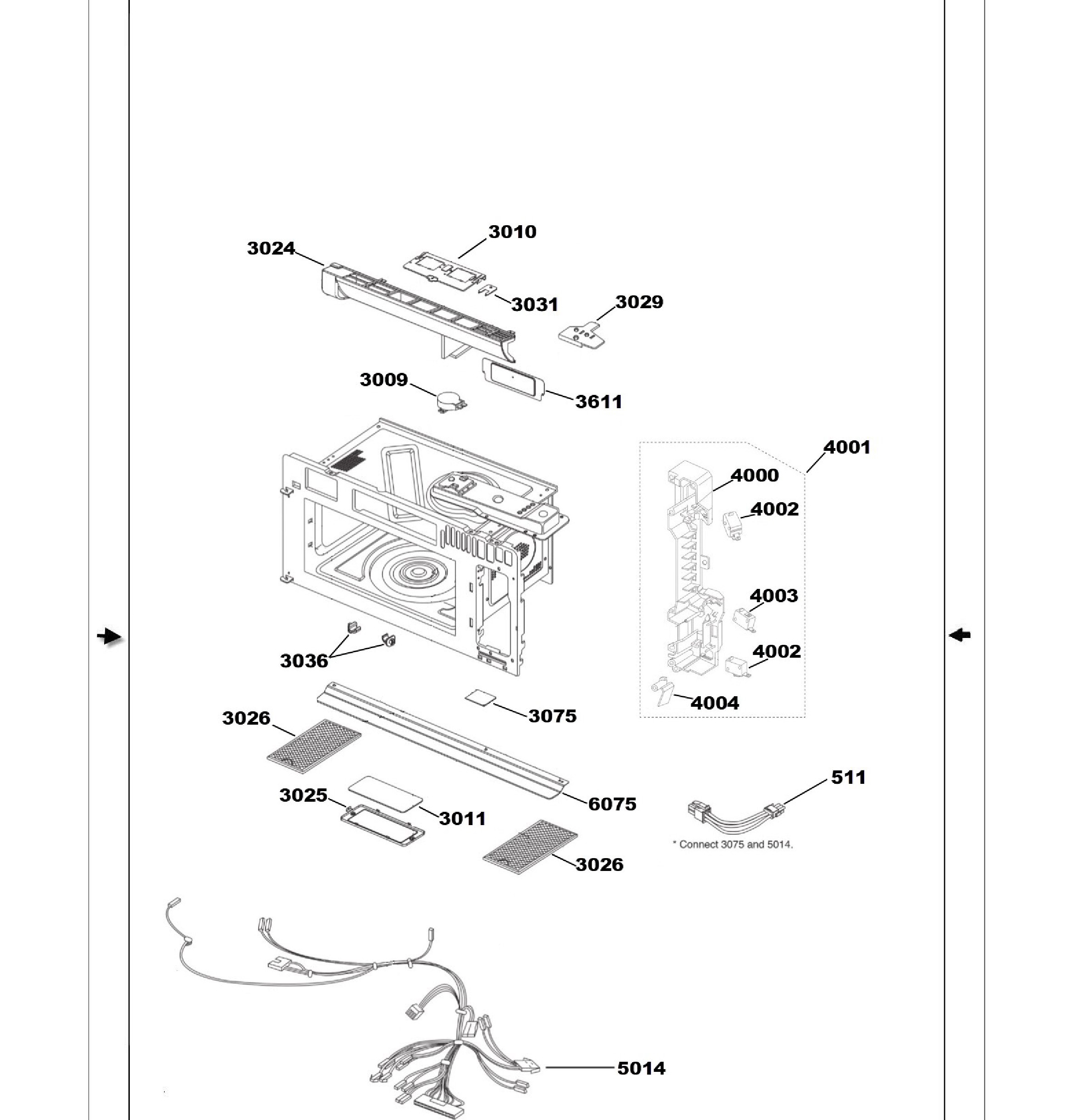 CVM517P3M5D1 Exploded View 2 appliance exploded-view parts diagram