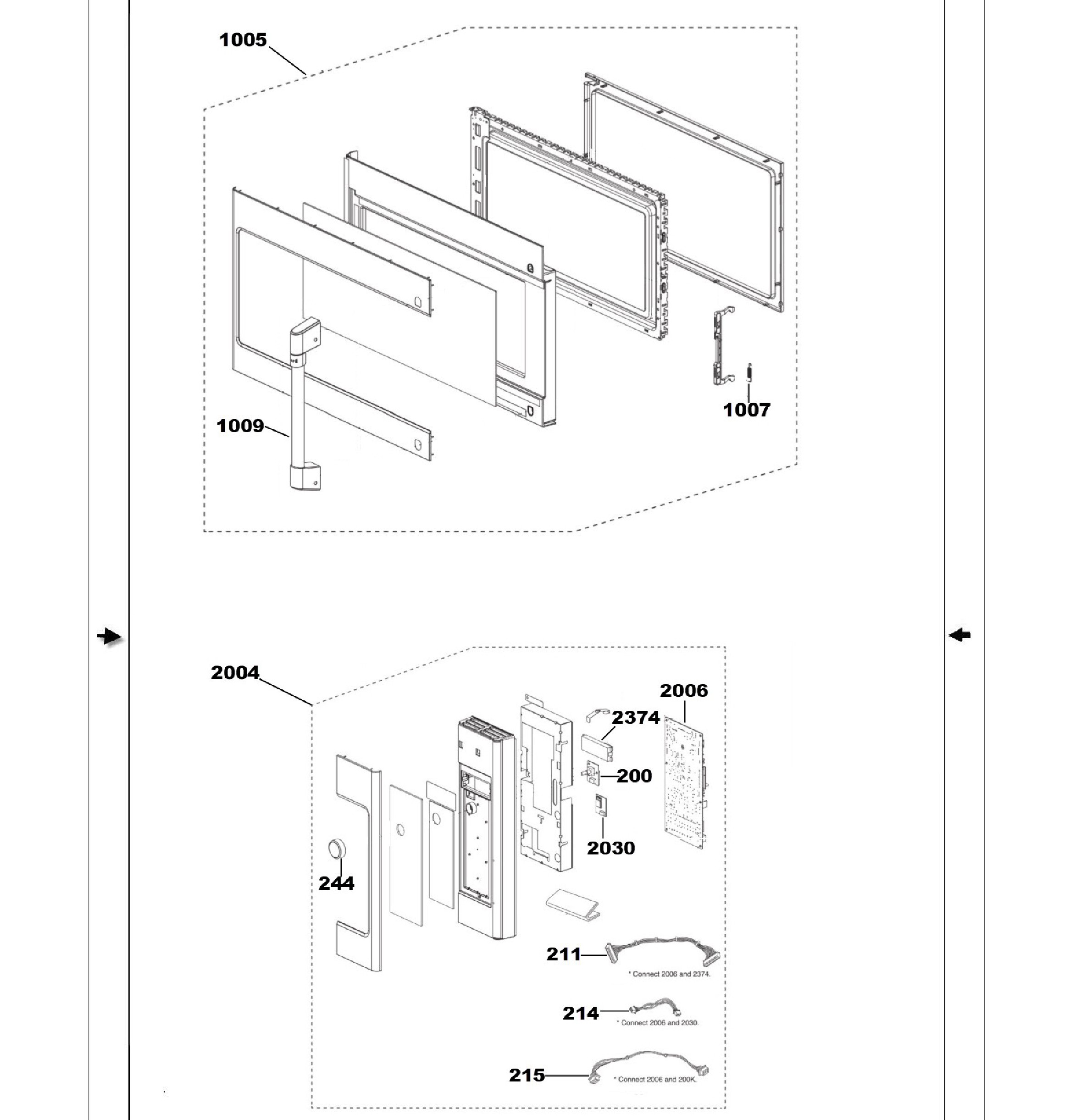 CVM517P3M5D1 Exploded View 3 appliance exploded-view parts diagram