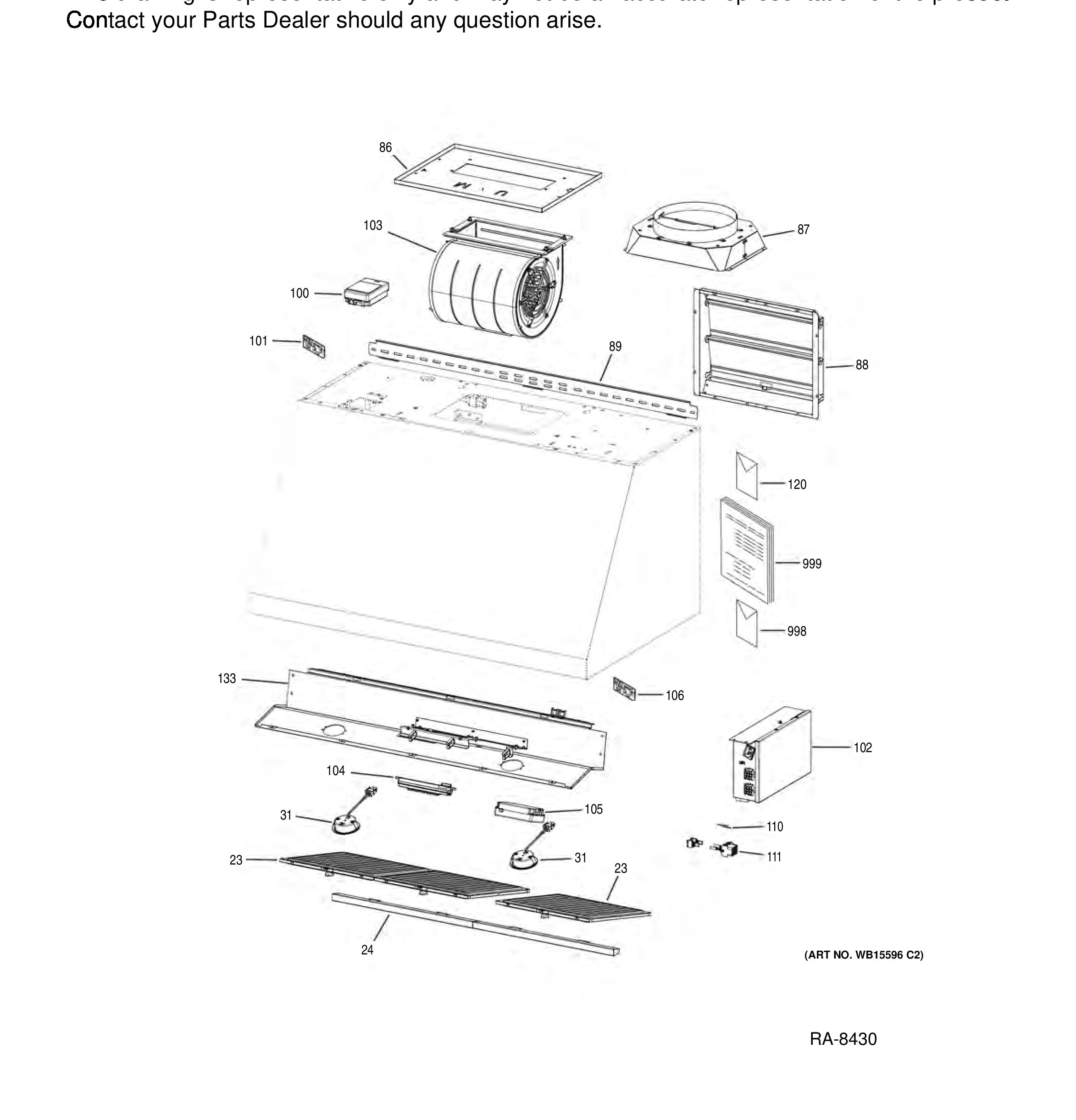 CVW93644P1WM Exploded View 1 appliance exploded-view parts diagram
