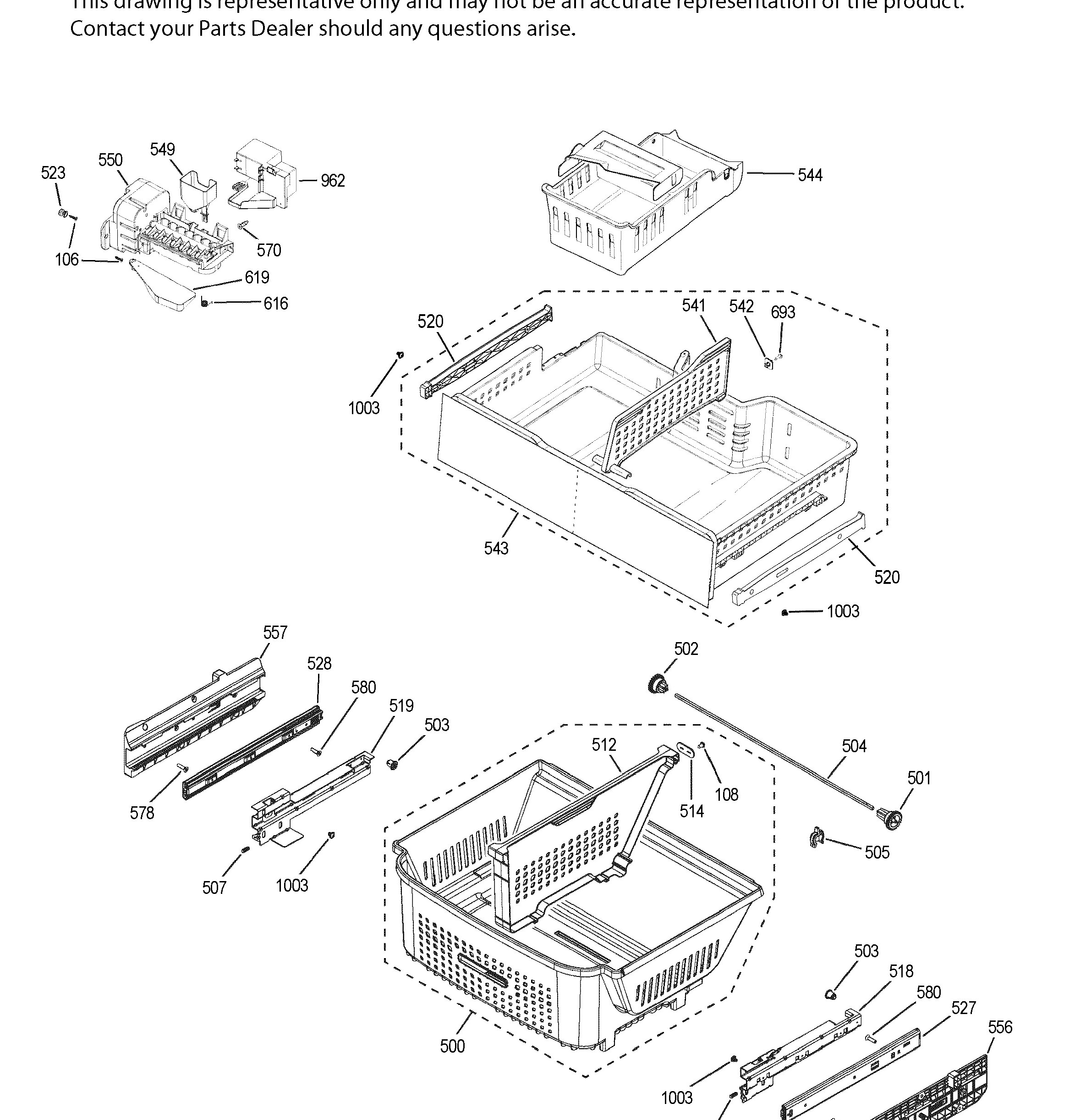 CWE23SP2MGS1 Exploded View 7 appliance exploded-view parts diagram