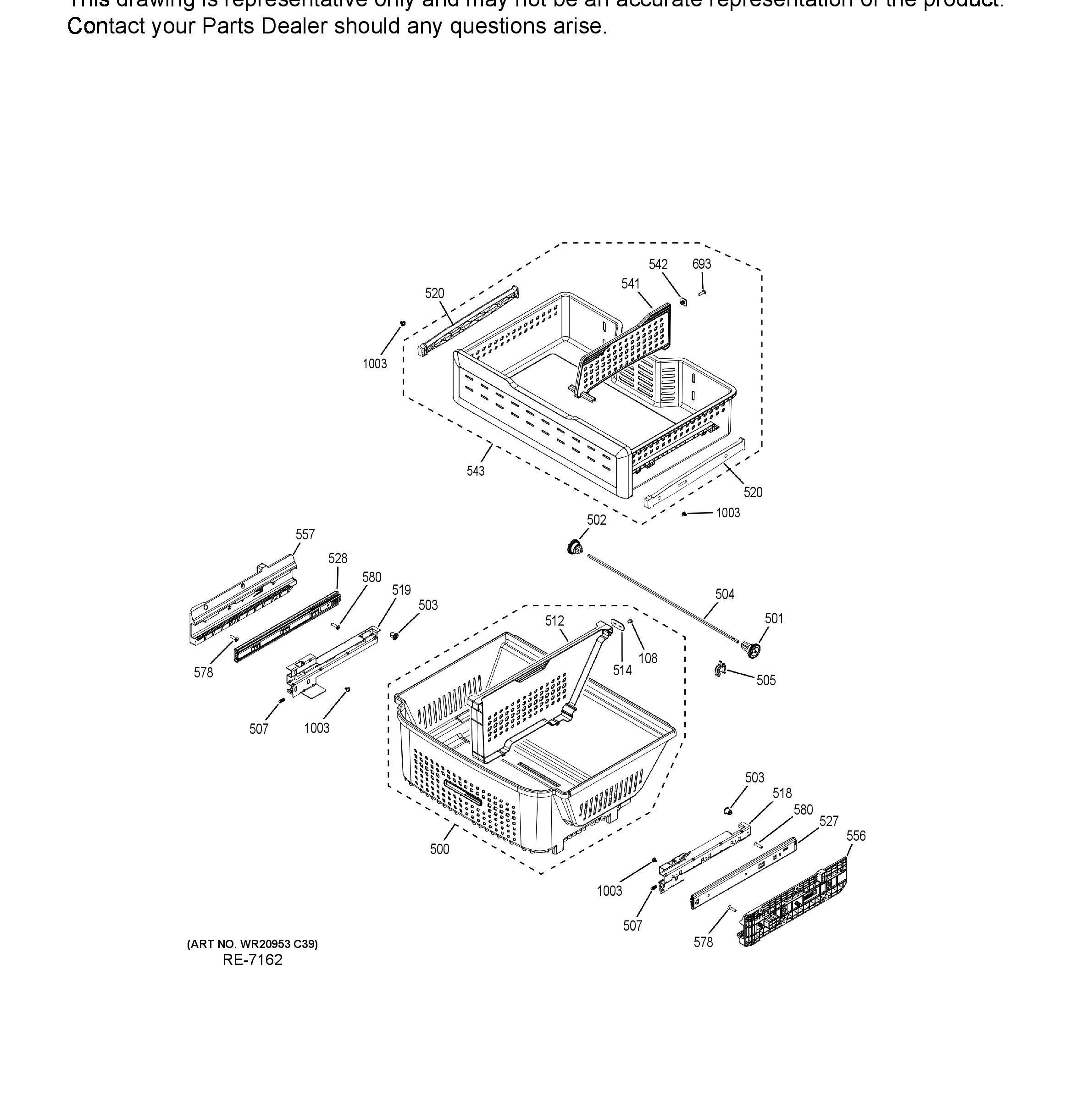 CYE22TP2MFS1 Exploded View 9 appliance exploded-view parts diagram