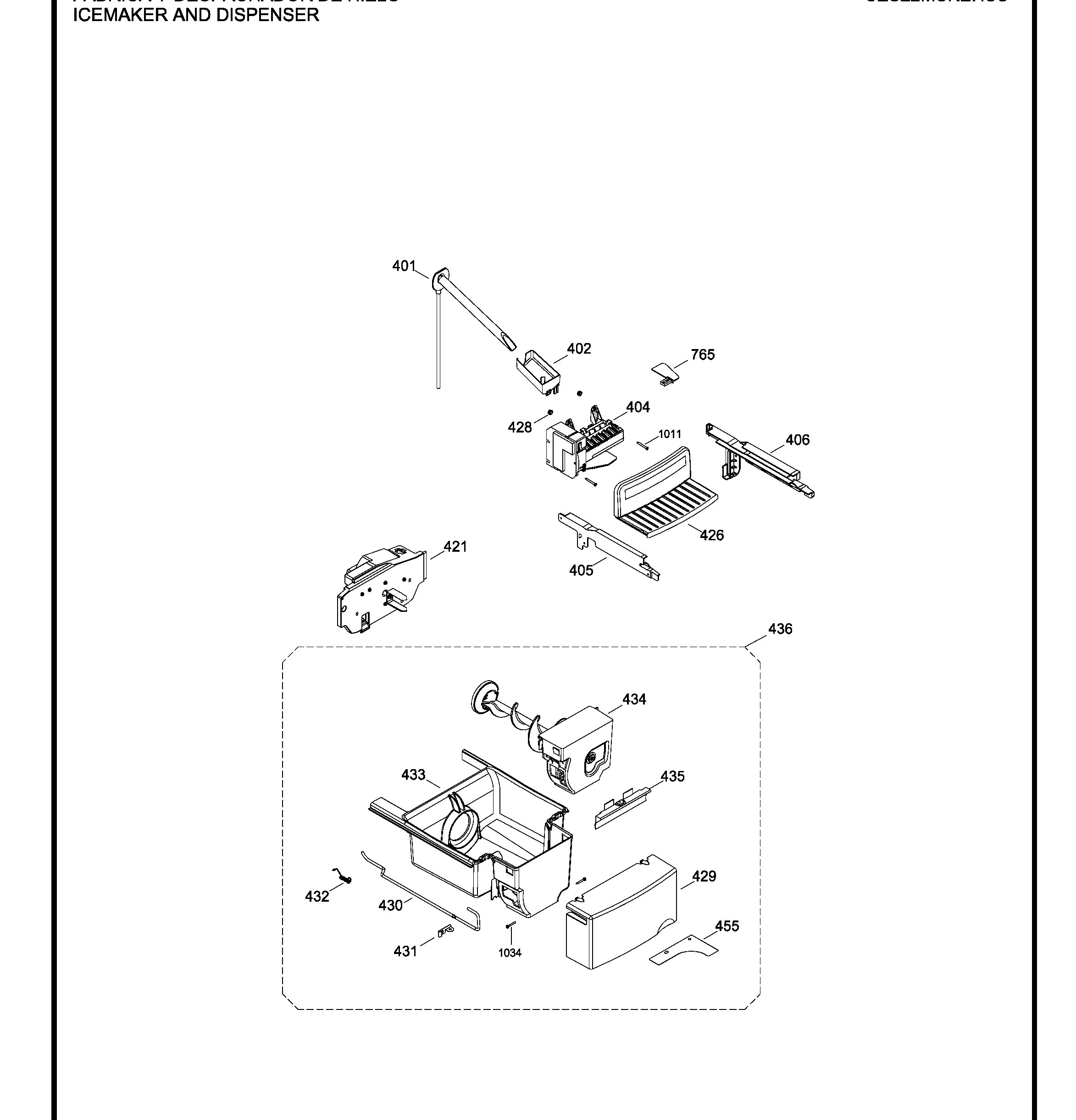 CZS22MSKEHSS Exploded View 5 appliance exploded-view parts diagram