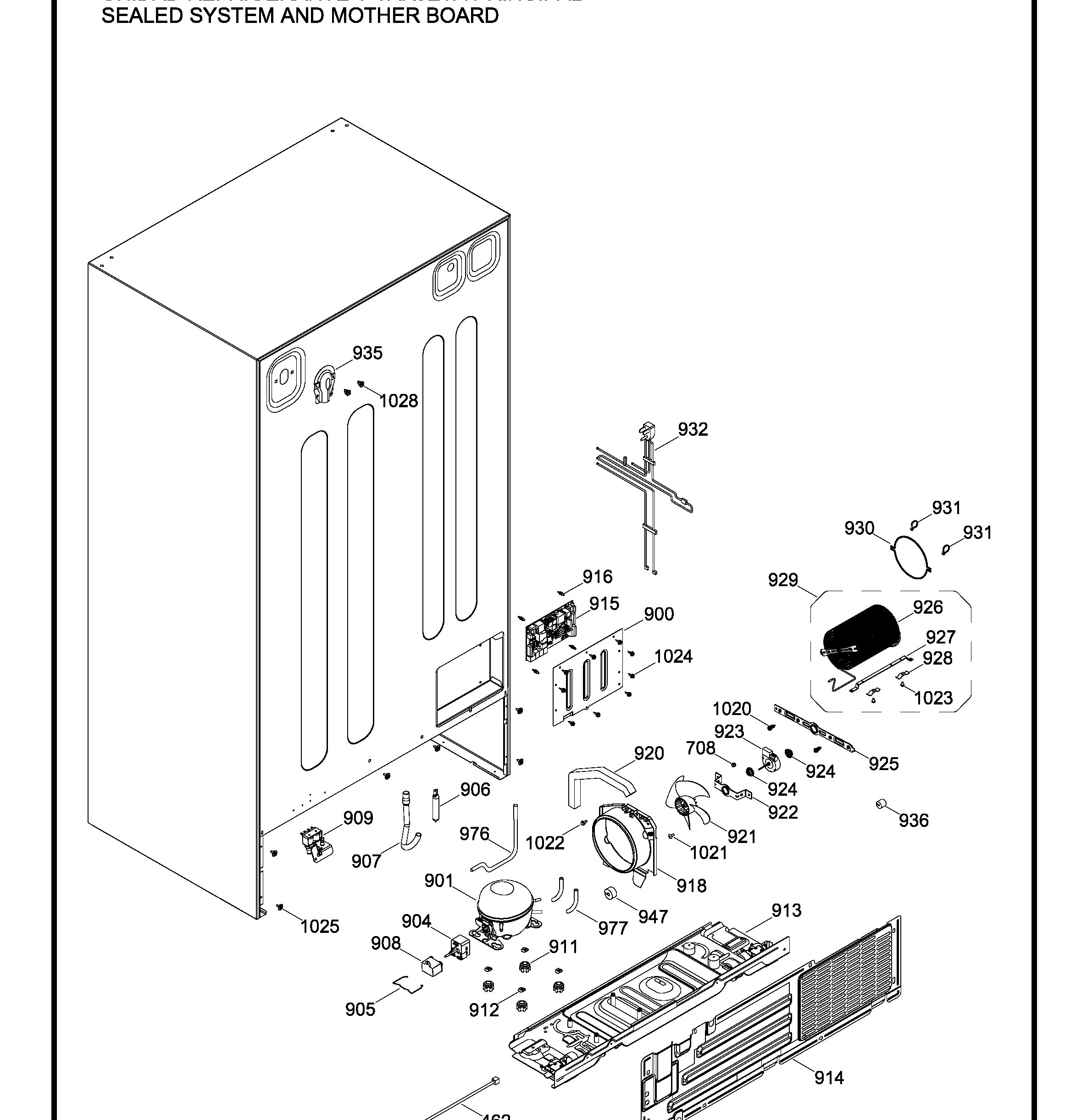 CZS22MSKGHSS Exploded View 8 appliance exploded-view parts diagram