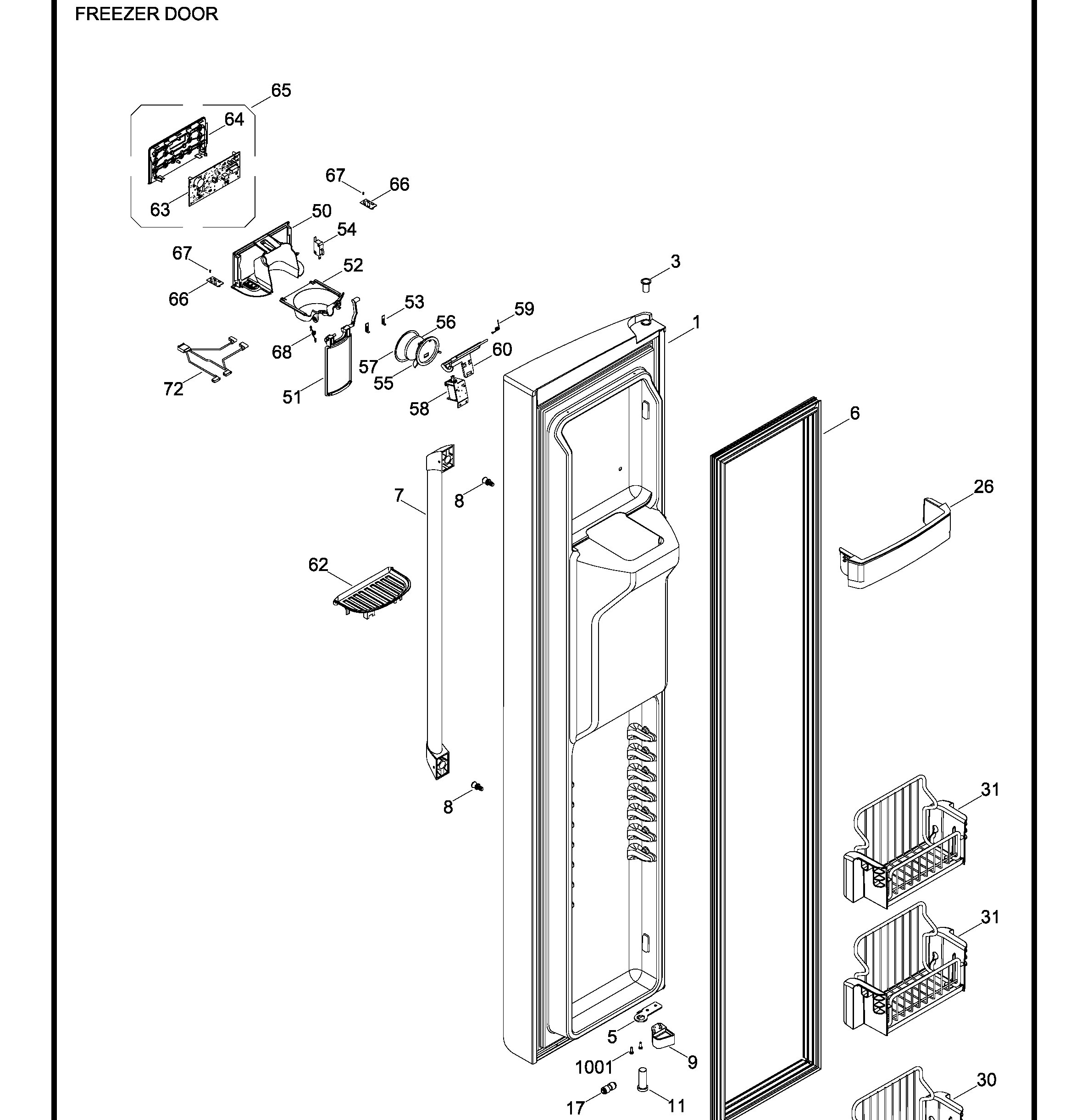 CZS22MSKGHSS Exploded View 1 appliance exploded-view parts diagram