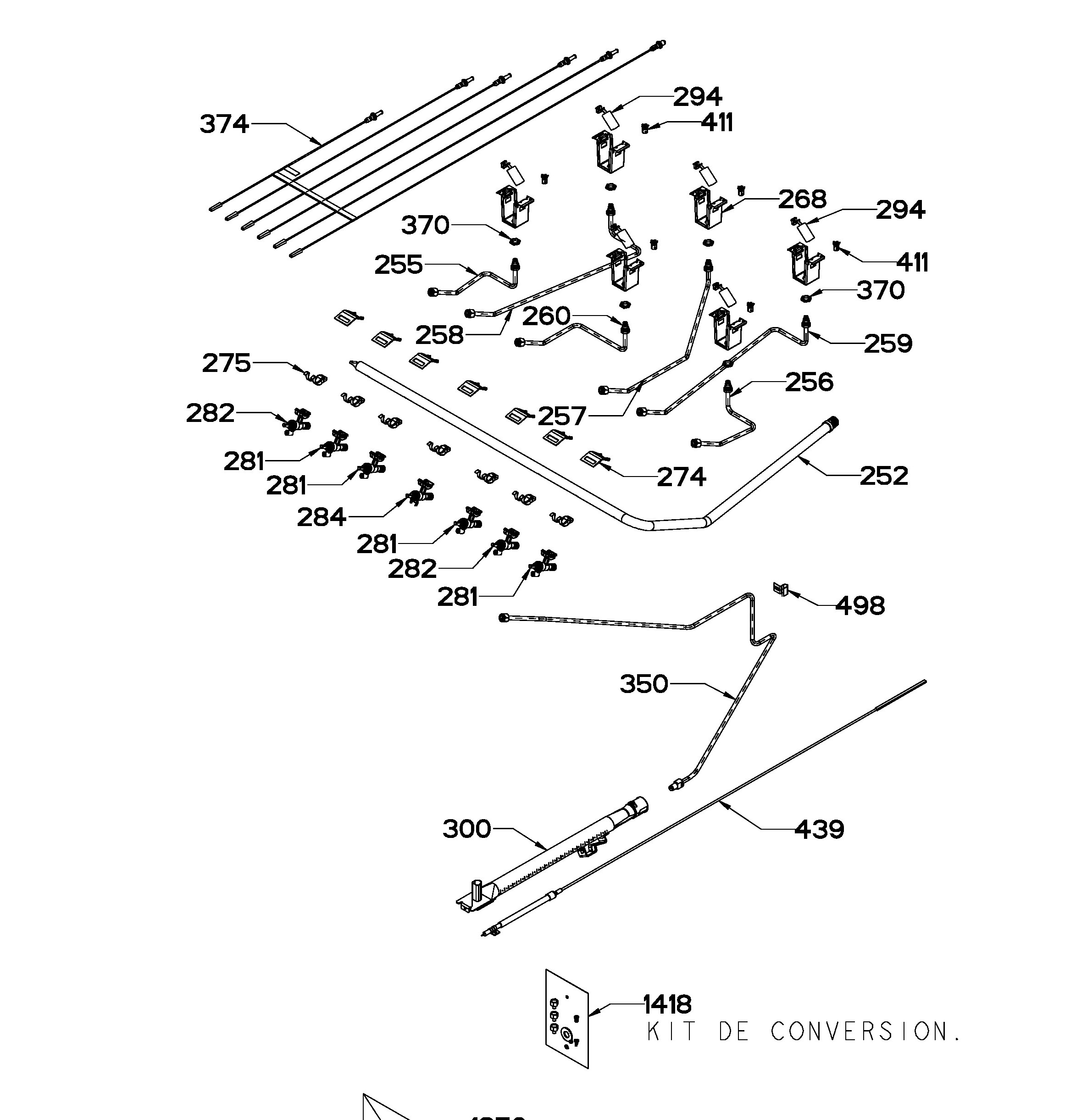 DEM7673CFIX2A Exploded View 2 appliance exploded-view parts diagram