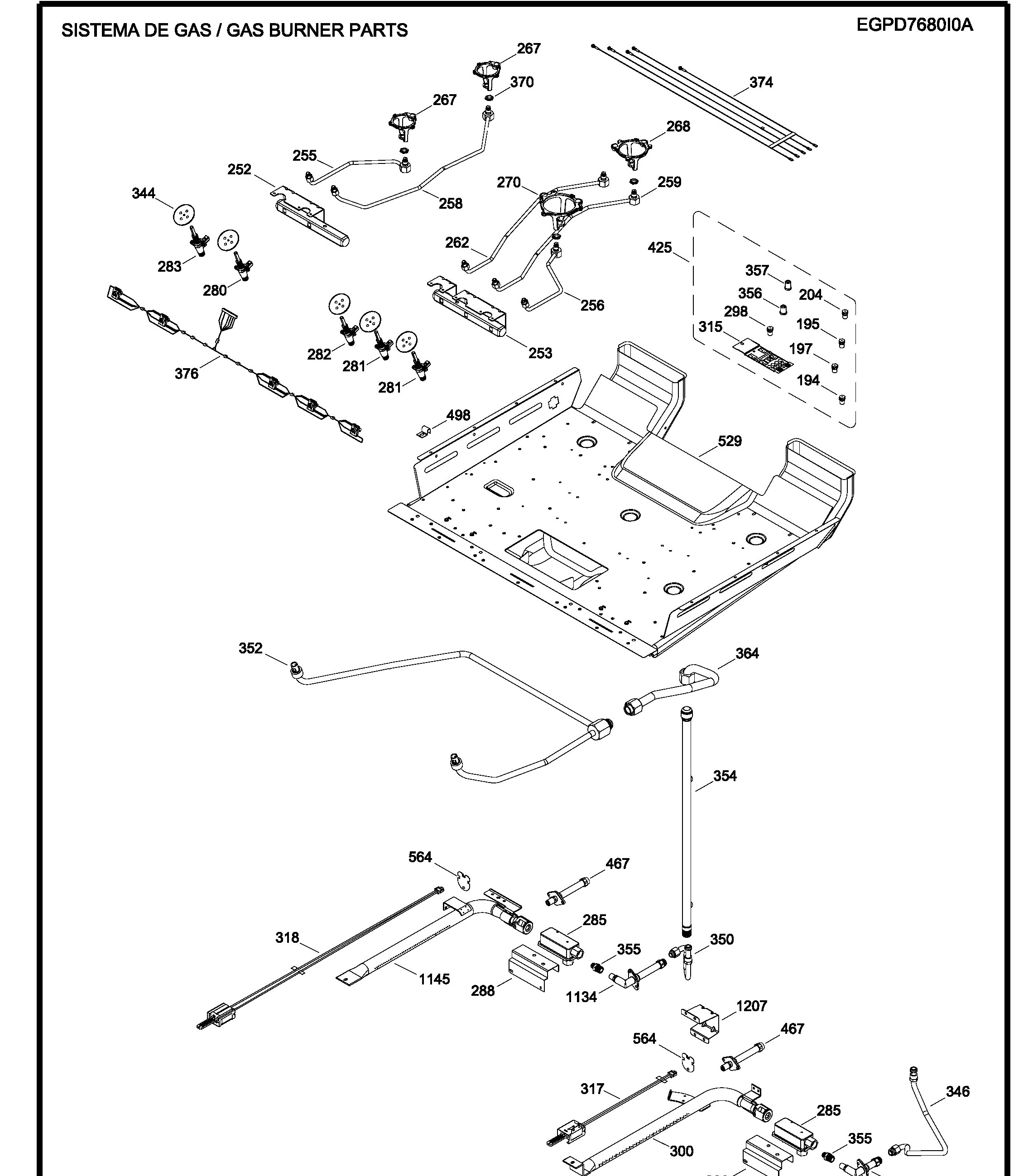 EGPD7680I0A Exploded View 2 appliance exploded-view parts diagram