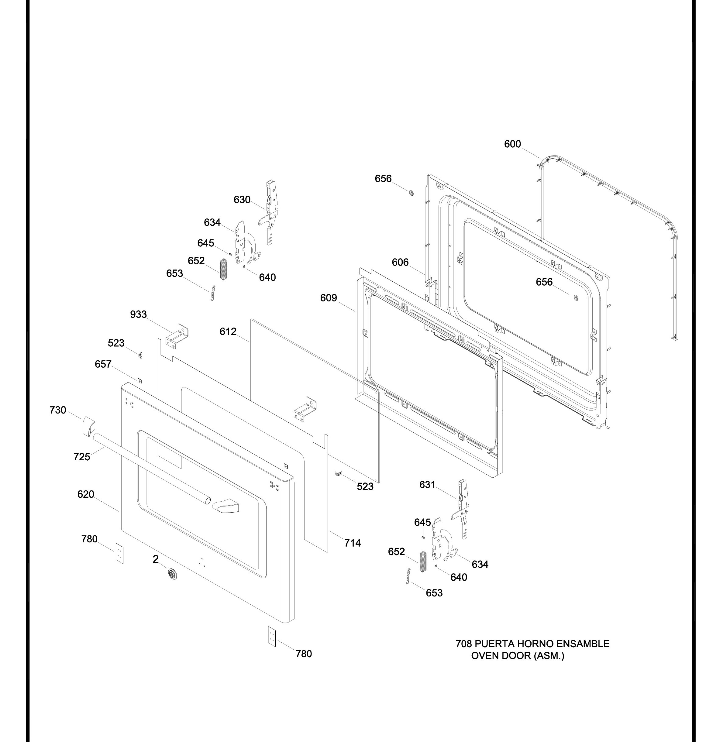 EGS980SE0C Exploded View 4 appliance exploded-view parts diagram