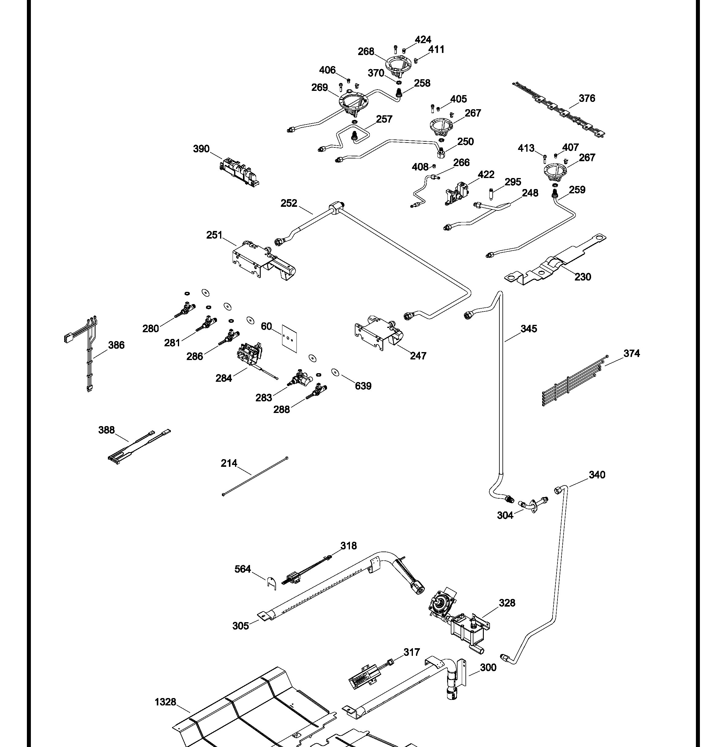 EGS980SE0D Exploded View 2 appliance exploded-view parts diagram