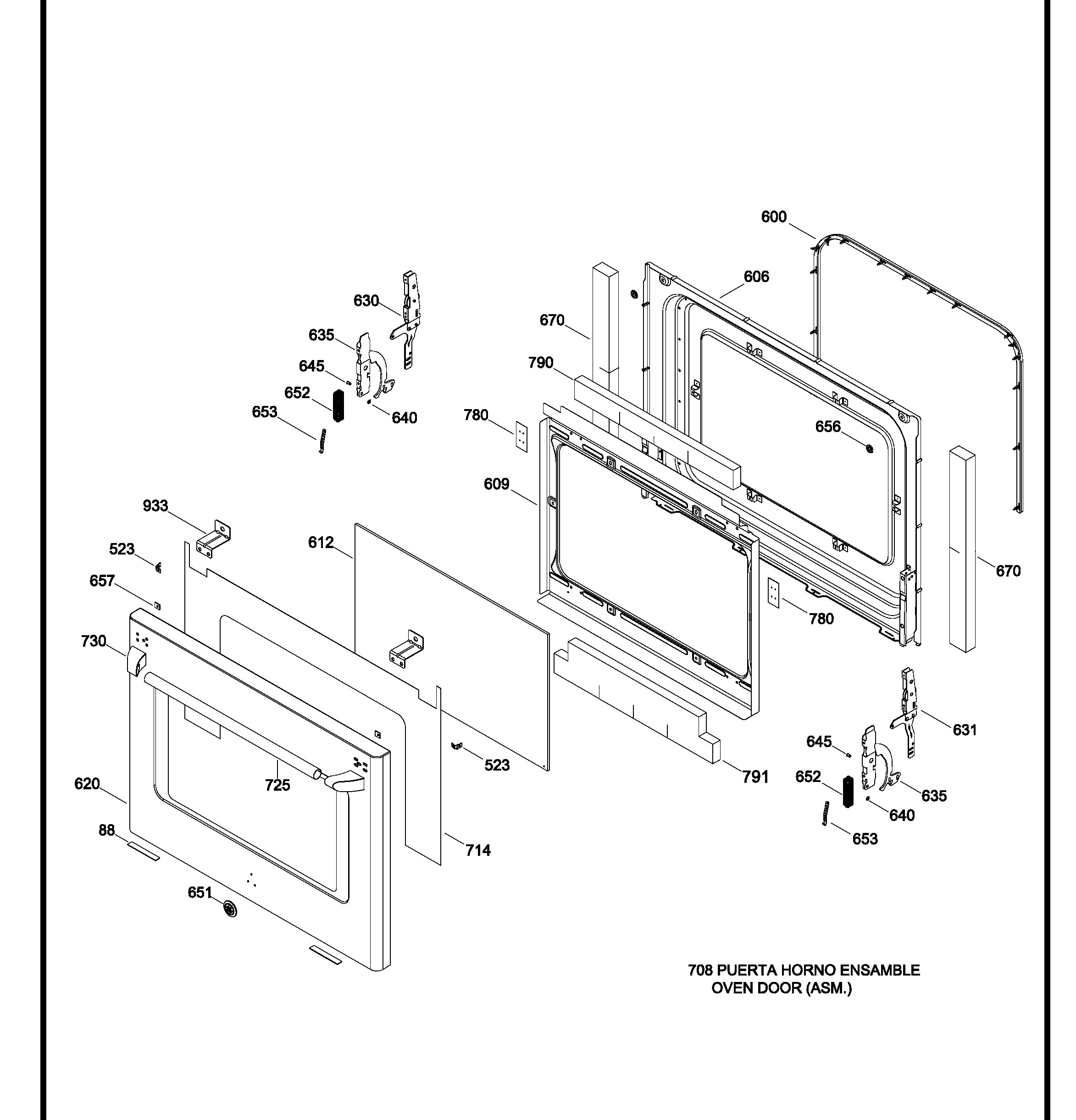 EGS980SE0D Exploded View 4 appliance exploded-view parts diagram