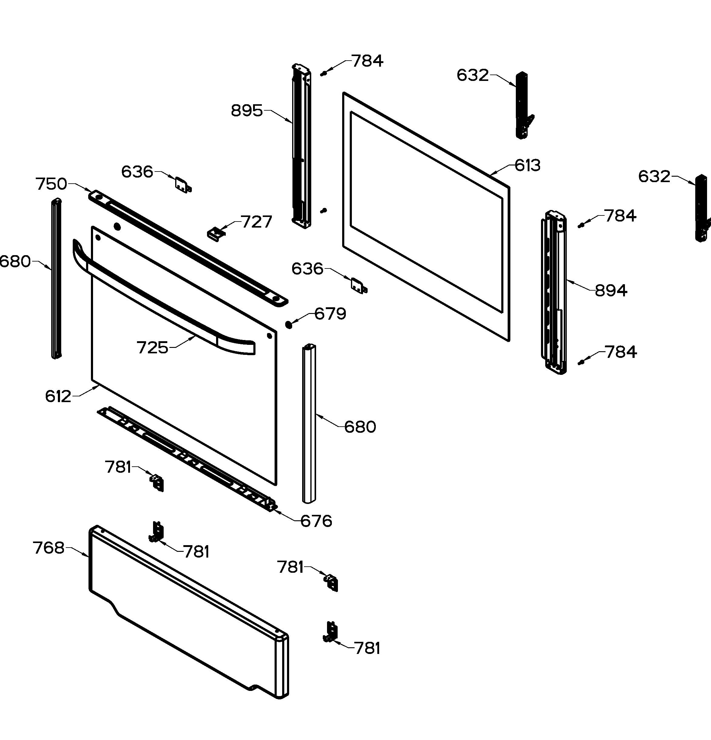 EI3020BAPS0C Exploded View 4 appliance exploded-view parts diagram